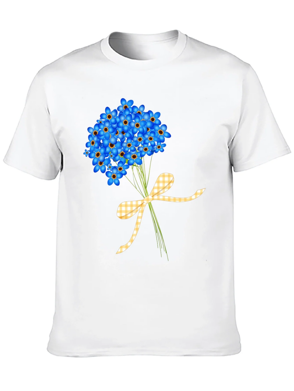 Floral Bouquet Graphic Tee - Forget-Me-Nots product image 9