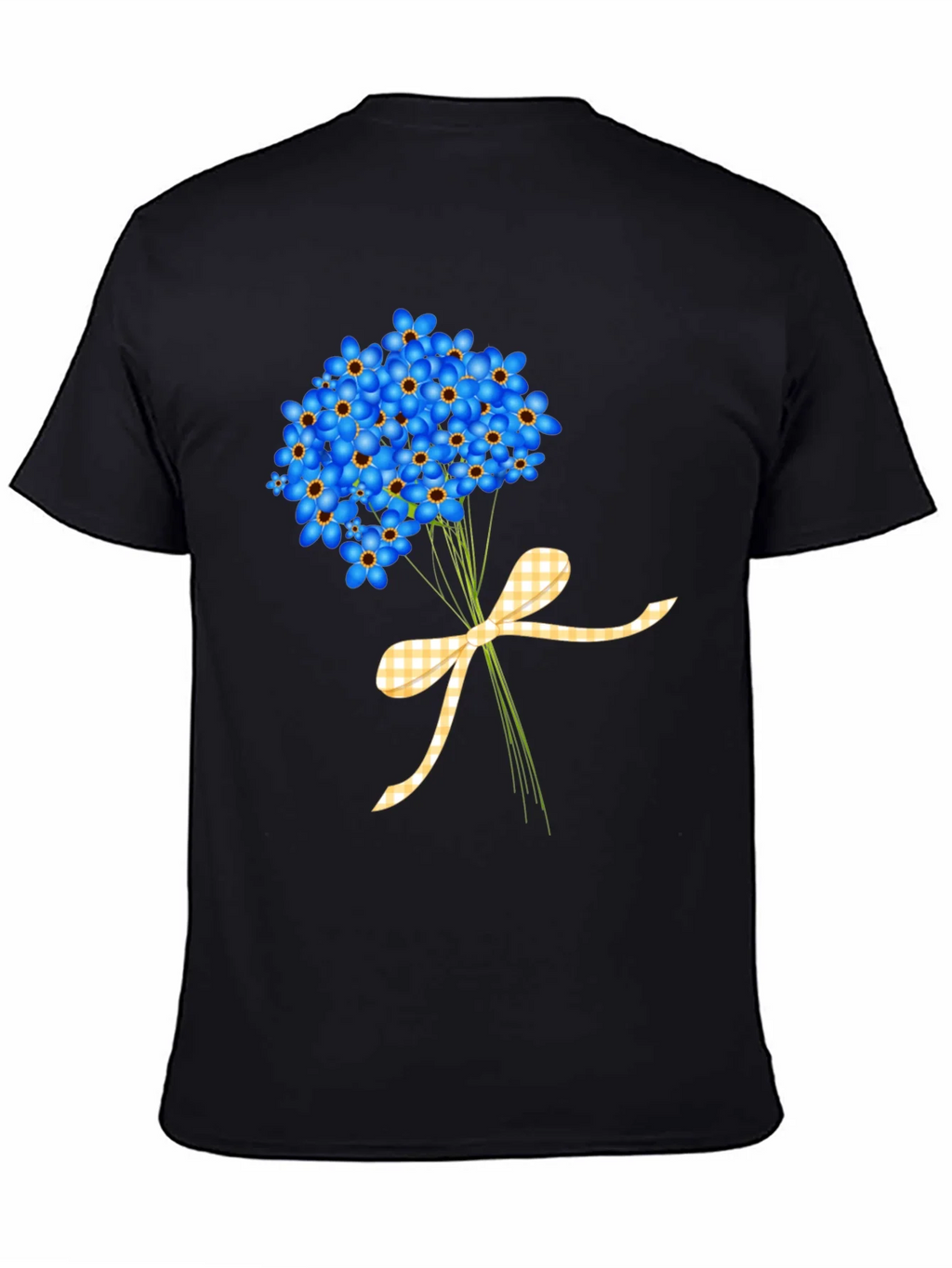 Floral Bouquet Graphic Tee - Forget-Me-Nots product image 4