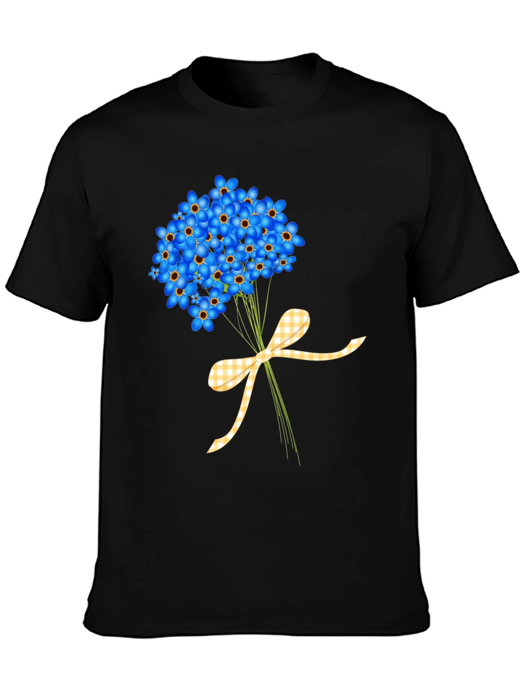 Floral Bouquet Graphic Tee - Forget-Me-Nots product image 3