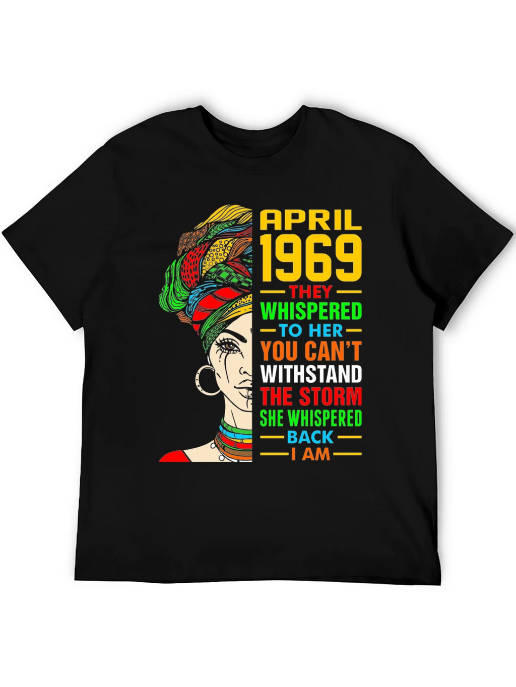 April 1969 Woman T-Shirt - Empowering Graphic Tee product image 5