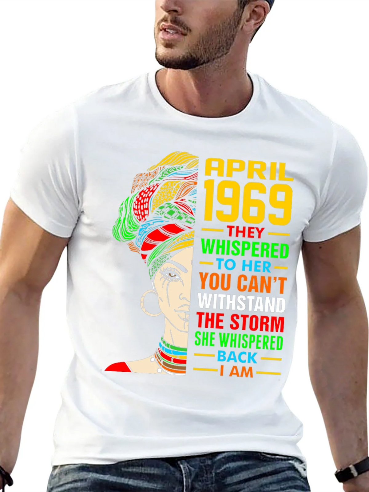 April 1969 Woman T-Shirt - Empowering Graphic Tee product image 12