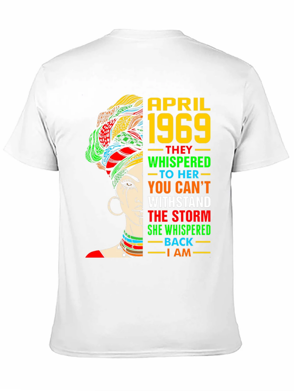 April 1969 Woman T-Shirt - Empowering Graphic Tee product image 10