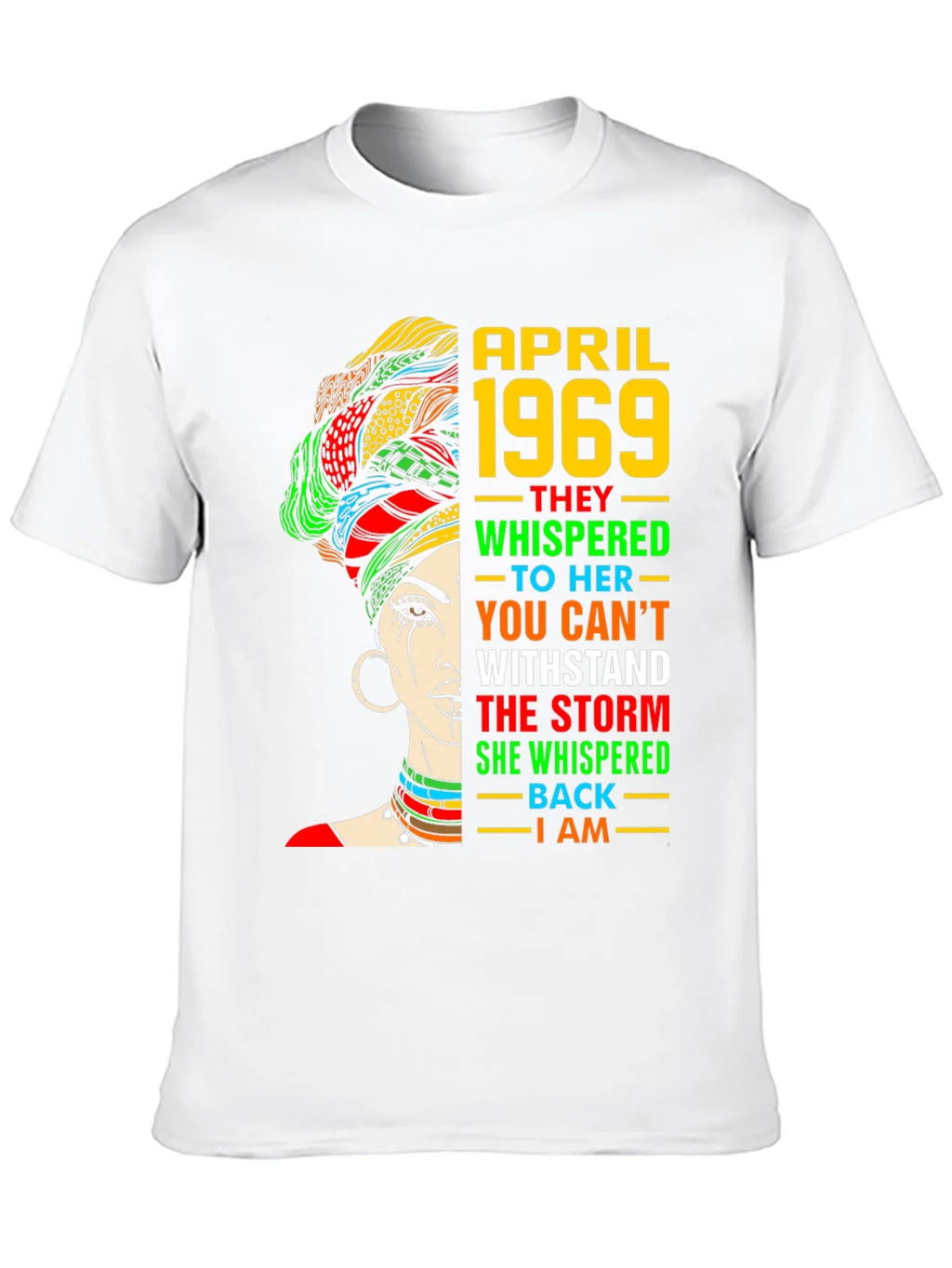 April 1969 Woman T-Shirt - Empowering Graphic Tee product image 9