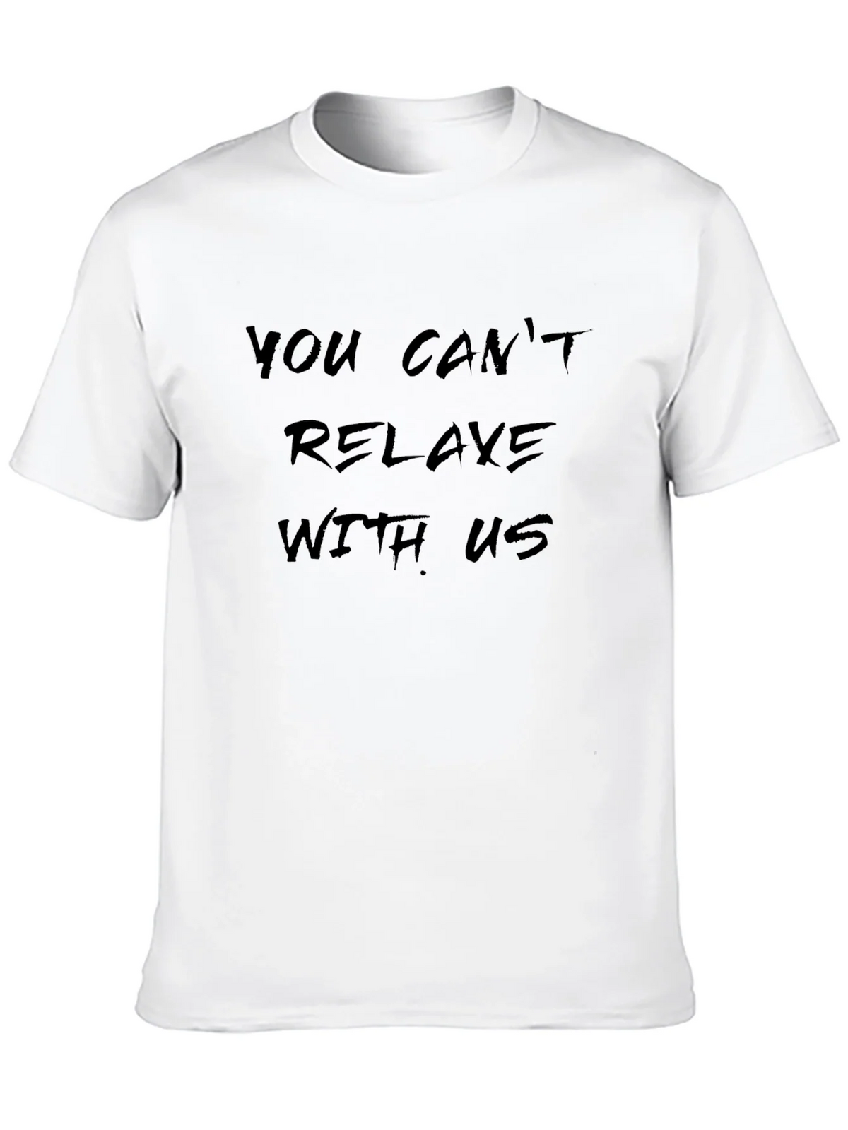 Edgy You Cant Relaxe Black T-Shirt product image 9