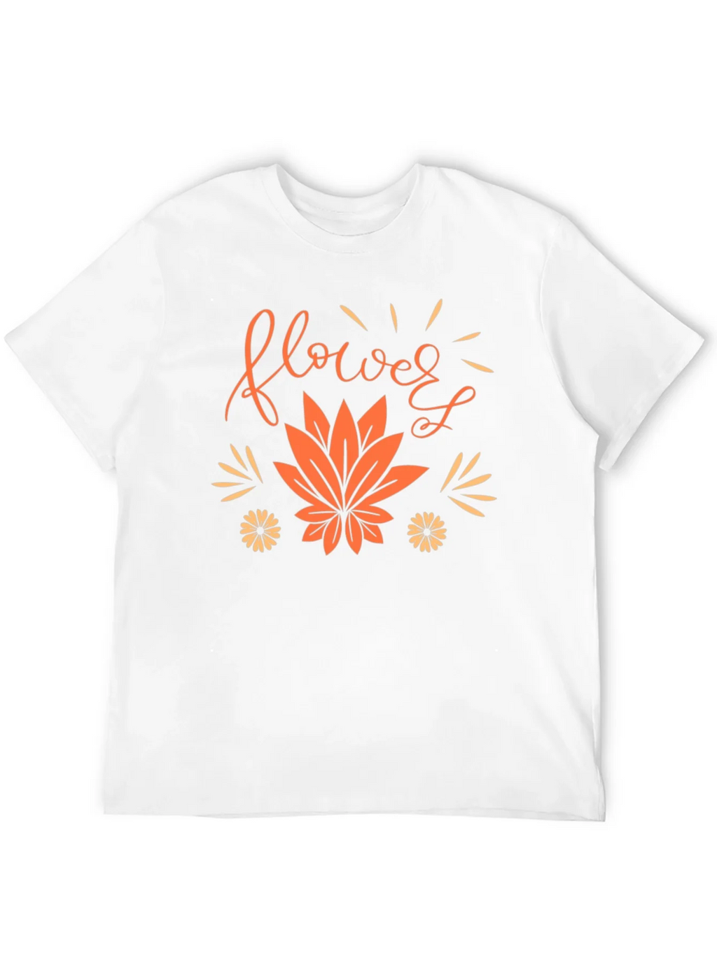 Flower Leaf Graphic Black Tee product image 11