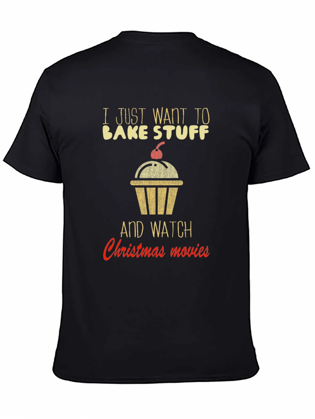 Bake Stuff & Christmas Movie T-Shirt product image 7