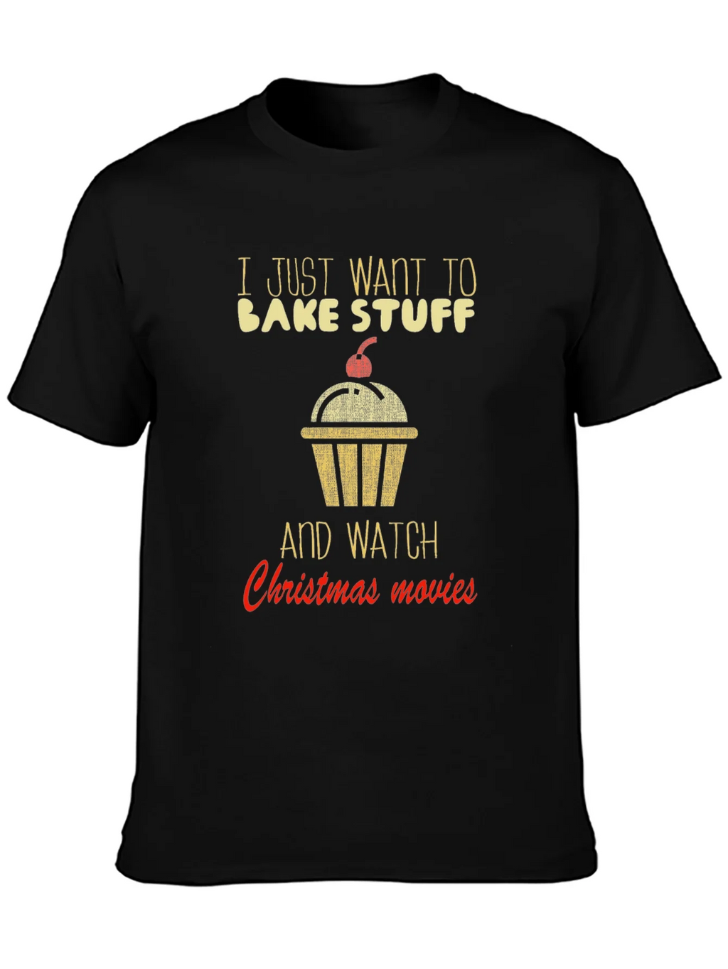 Bake Stuff & Christmas Movie T-Shirt product image 6