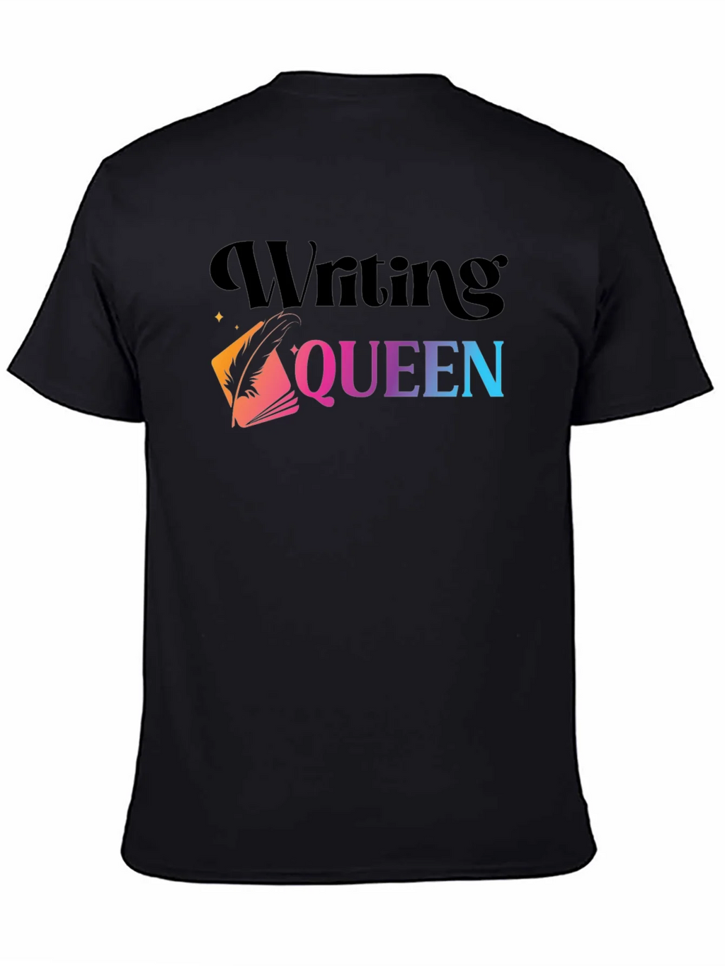 Writing Queen Graphic Tee - Stylish Writers Shirt product image 4