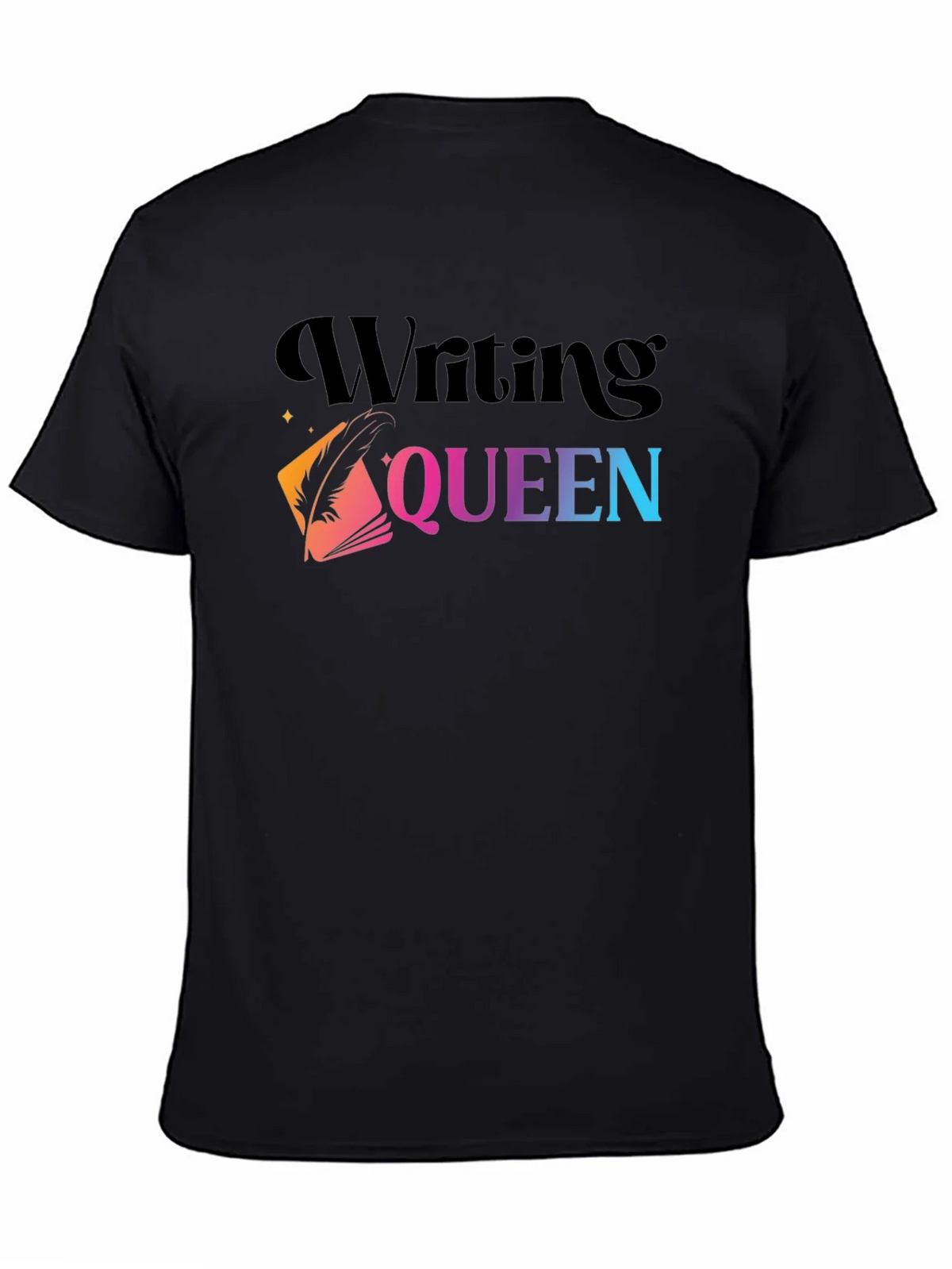 Writing Queen Graphic Tee - Stylish Writers Shirt product image 4