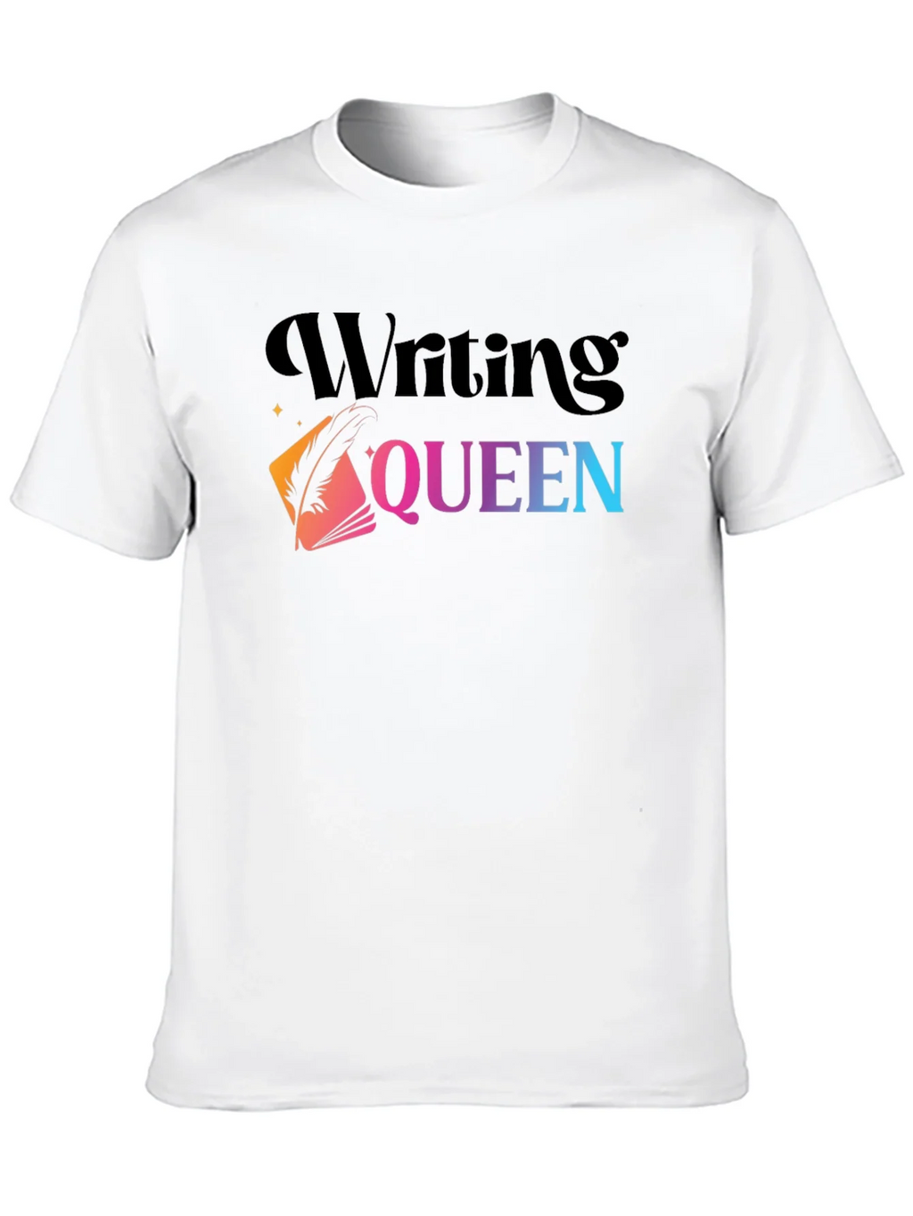 Writing Queen Graphic Tee - Stylish Writers Shirt product image 9