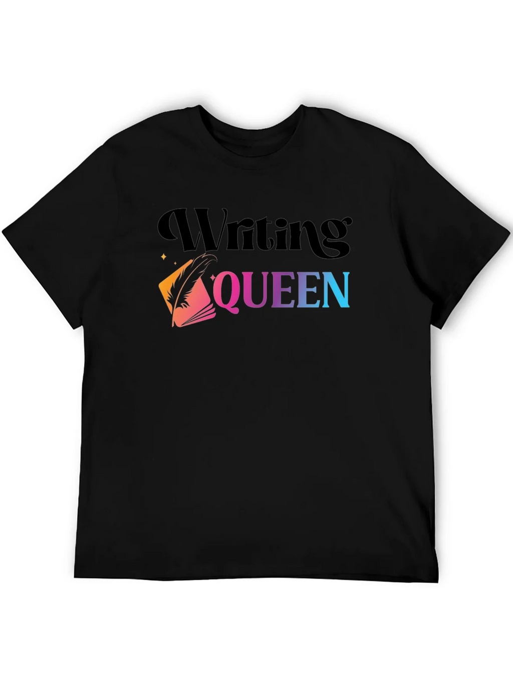 Writing Queen Graphic Tee - Stylish Writers Shirt product image 5