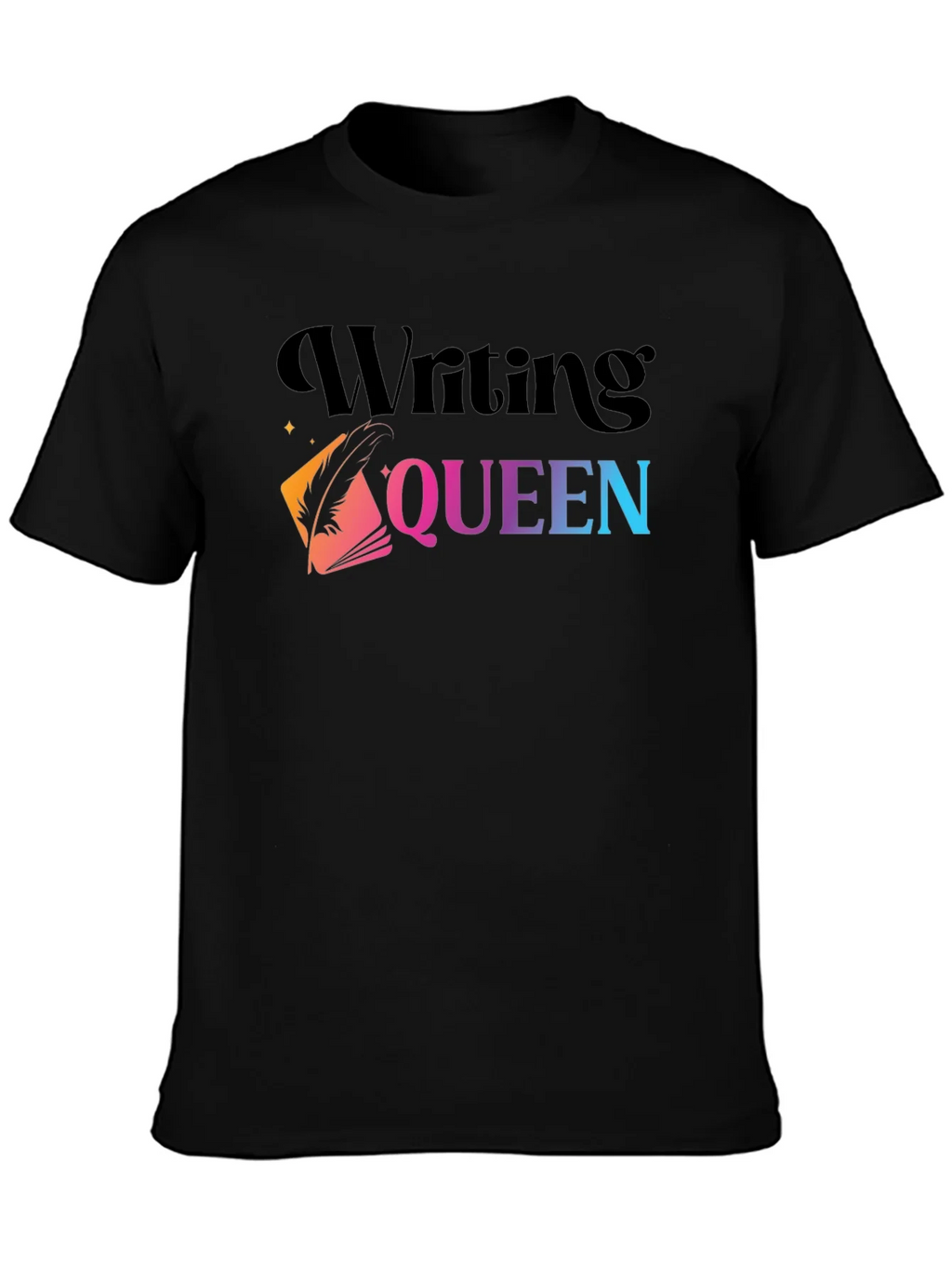 Writing Queen Graphic Tee - Stylish Writers Shirt product image 3