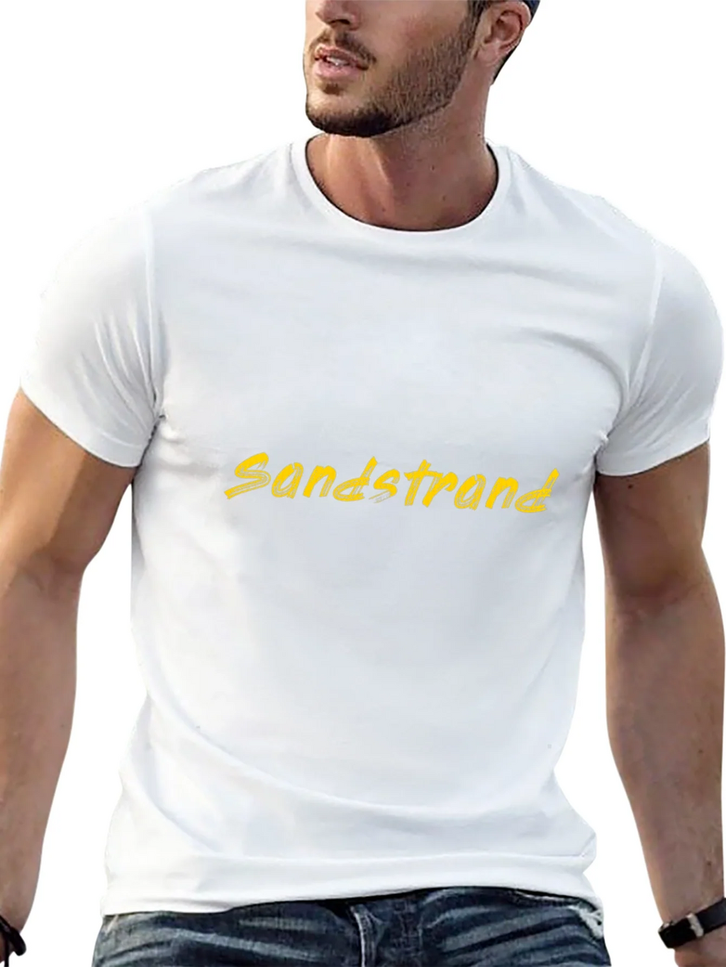 Sandstrand Graphic Tee - Black Casual T-Shirt product image 12