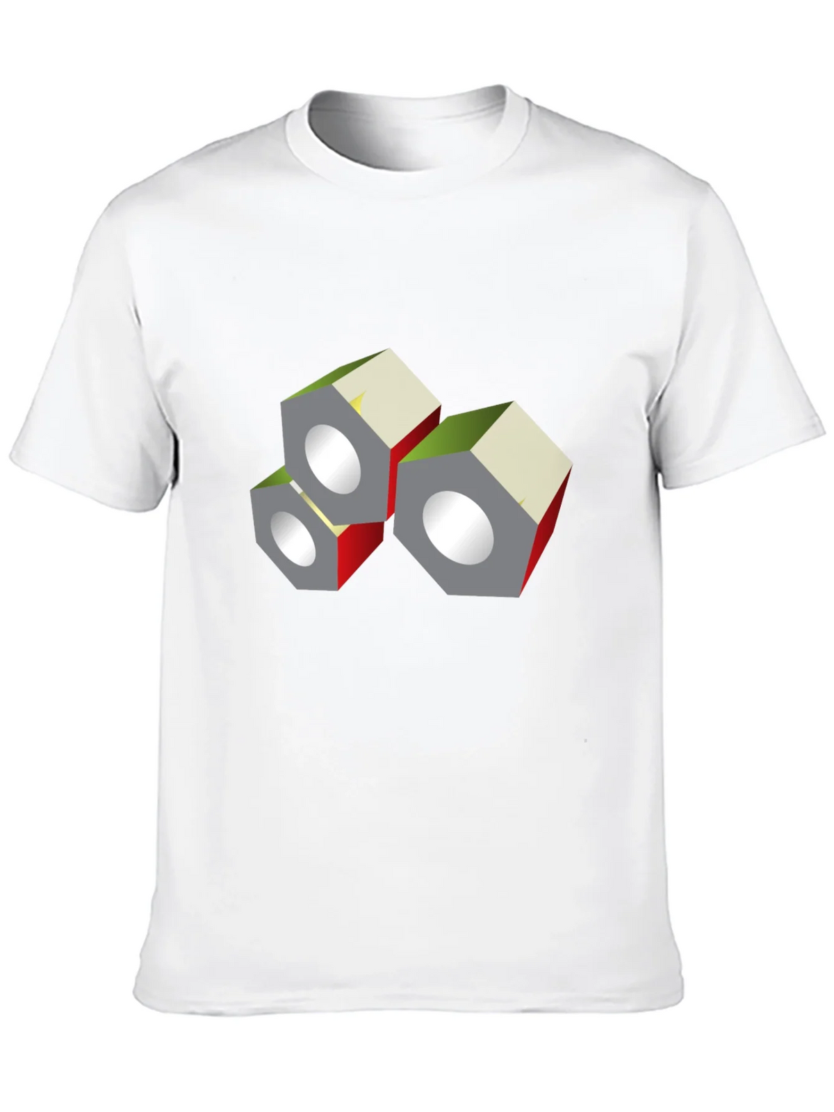 Abstract Nuts Graphic Black T-Shirt product image 9