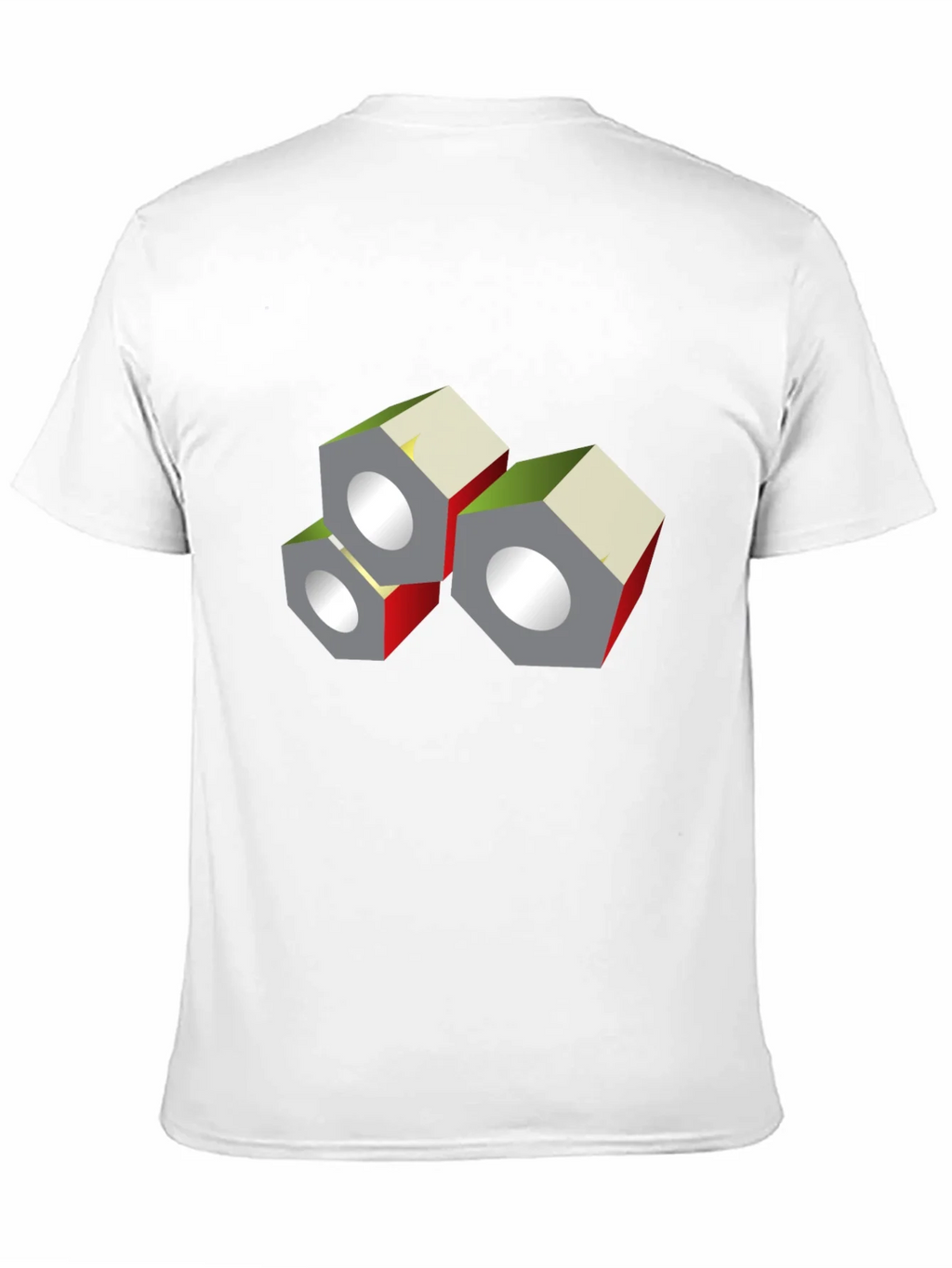 Abstract Nuts Graphic Black T-Shirt product image 10