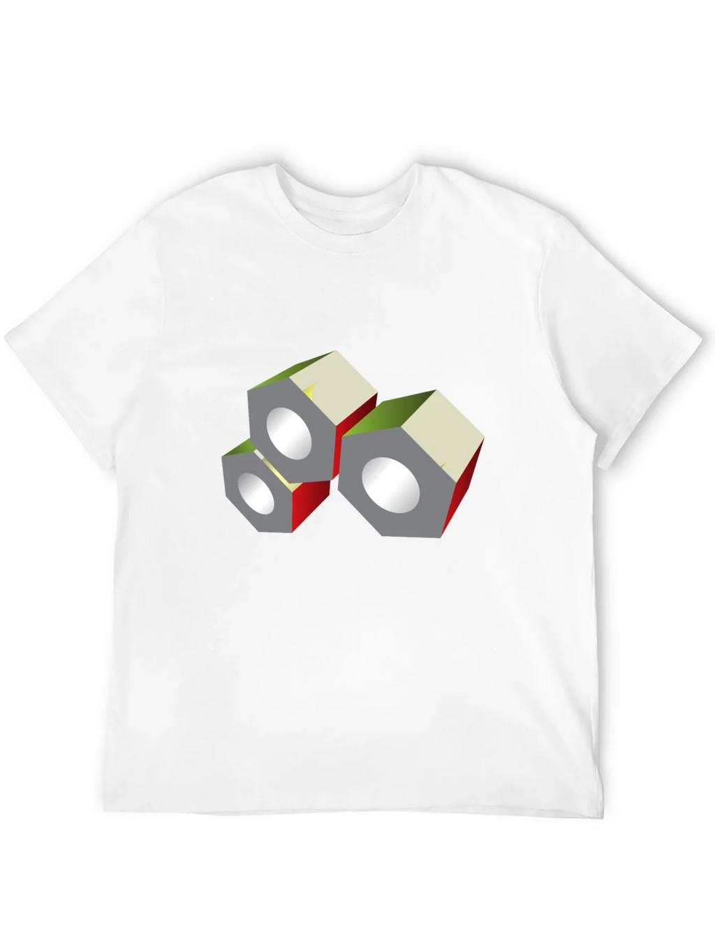 Abstract Nuts Graphic Black T-Shirt product image 11