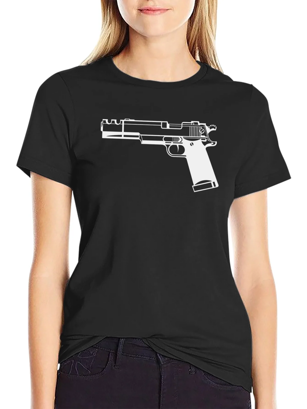 Gun Graphic Tee - Cool Firearm Design T-Shirt product image 5
