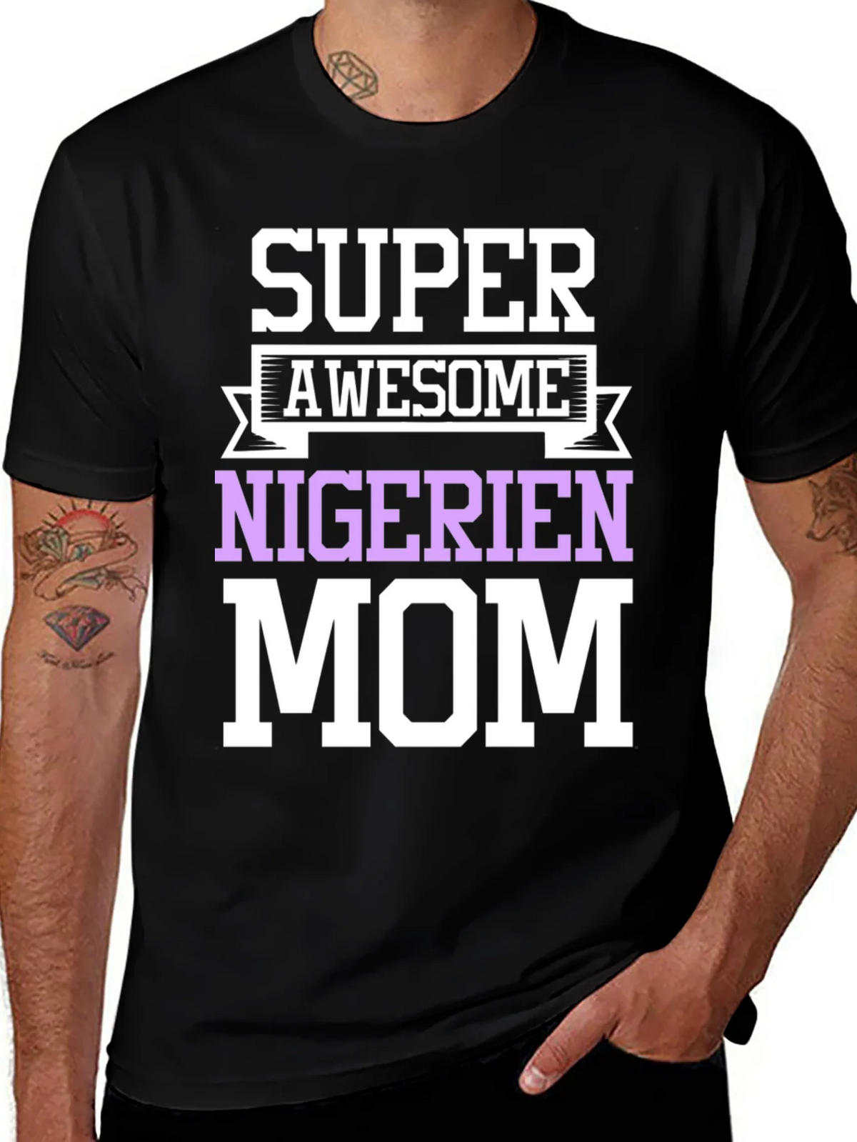 Super Awesome Nigerian Mom T-Shirt product image 1