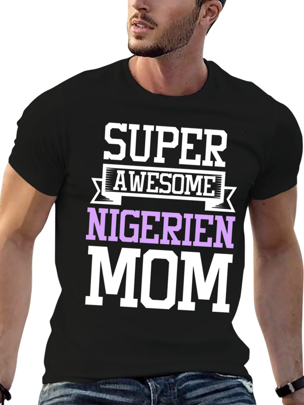 Super Awesome Nigerian Mom T-Shirt product image 9