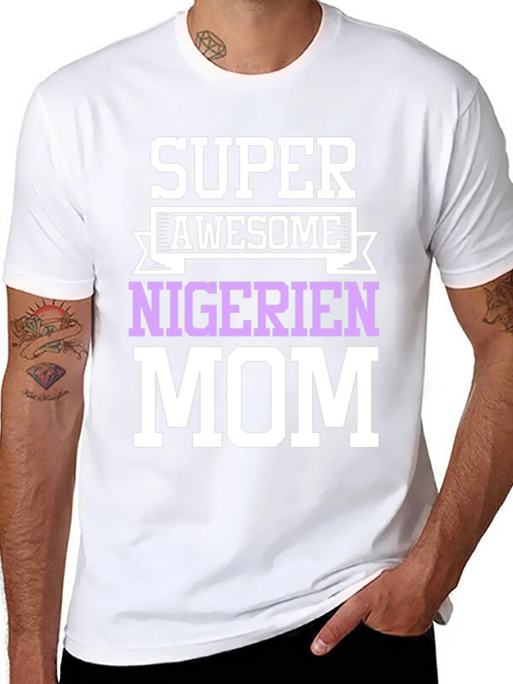 Super Awesome Nigerian Mom T-Shirt product image 10