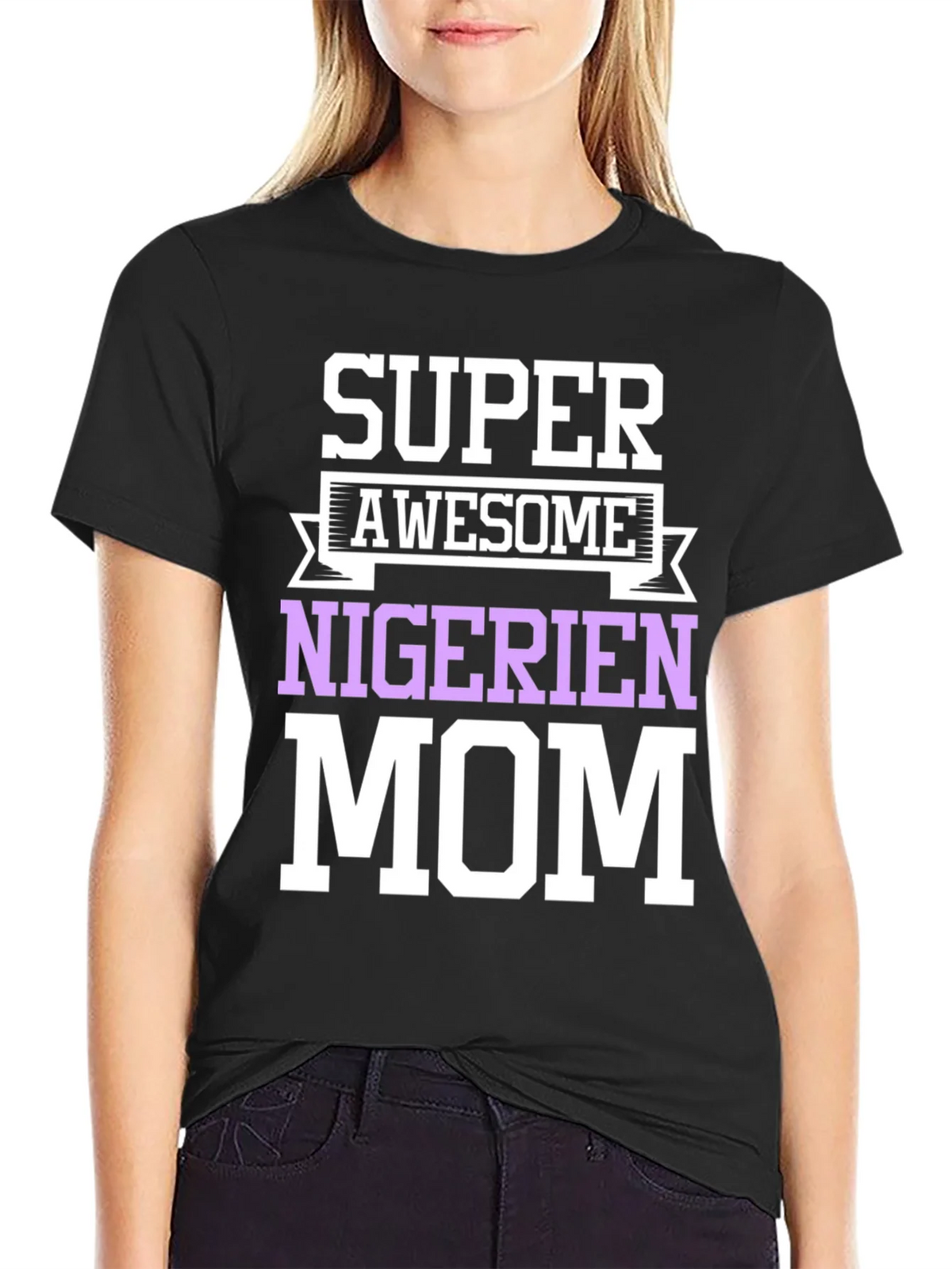 Super Awesome Nigerian Mom T-Shirt product image 5