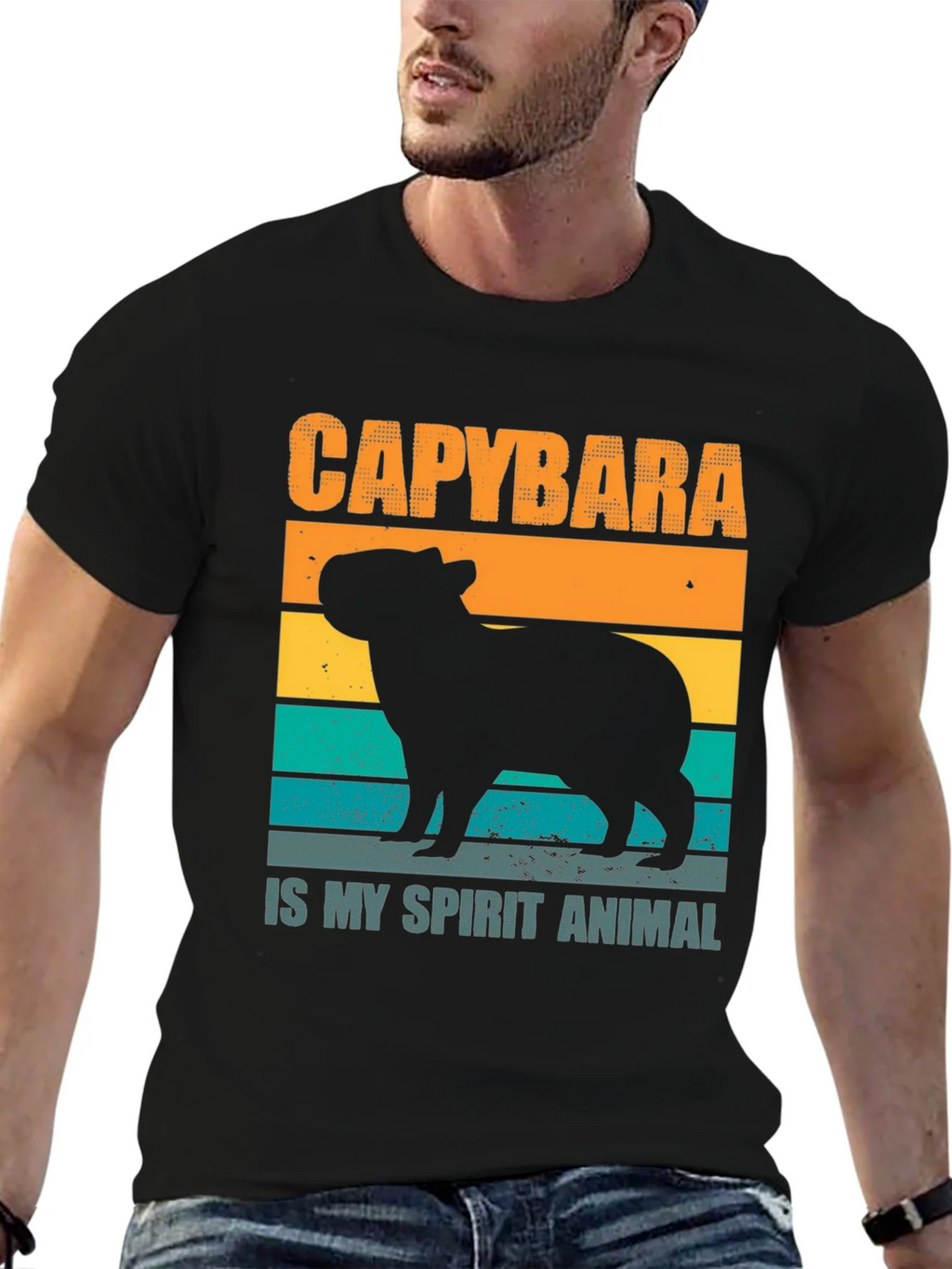Capybara Spirit Animal T-Shirt product image 9