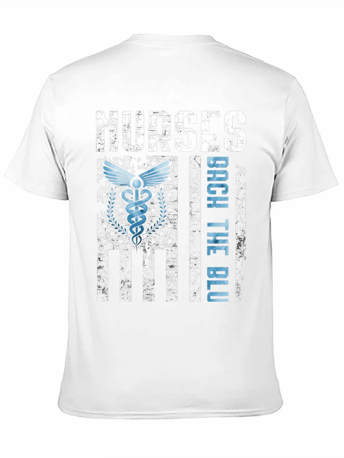 Nurses Back The Blue T-Shirt - Healthcare Support Apparel product image 2