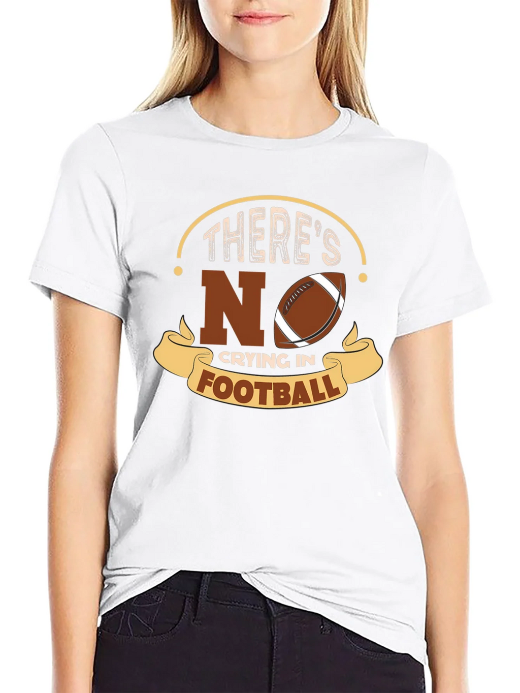 Theres No Crying In Football T-Shirt product image 8