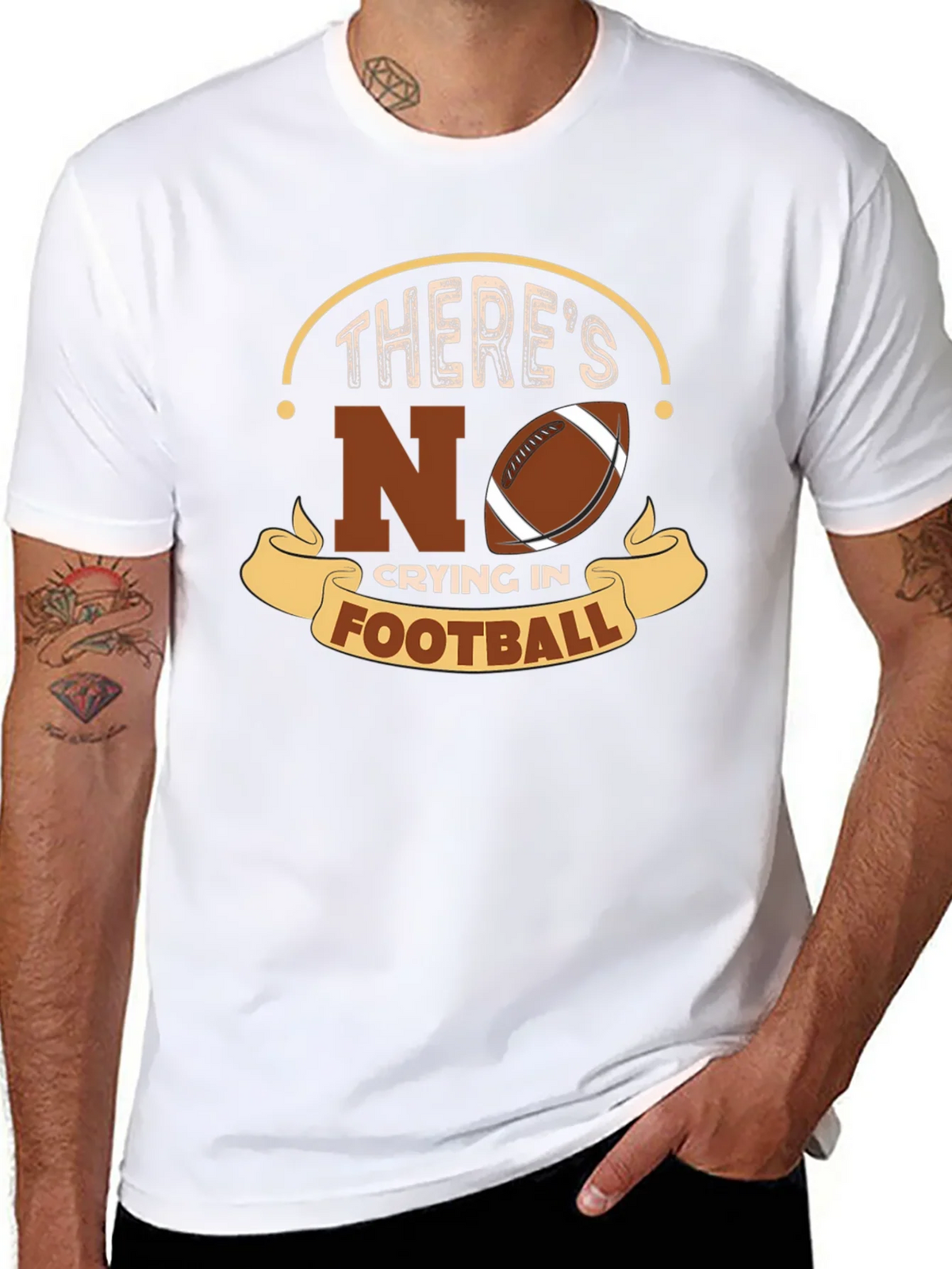 Theres No Crying In Football T-Shirt product image 7