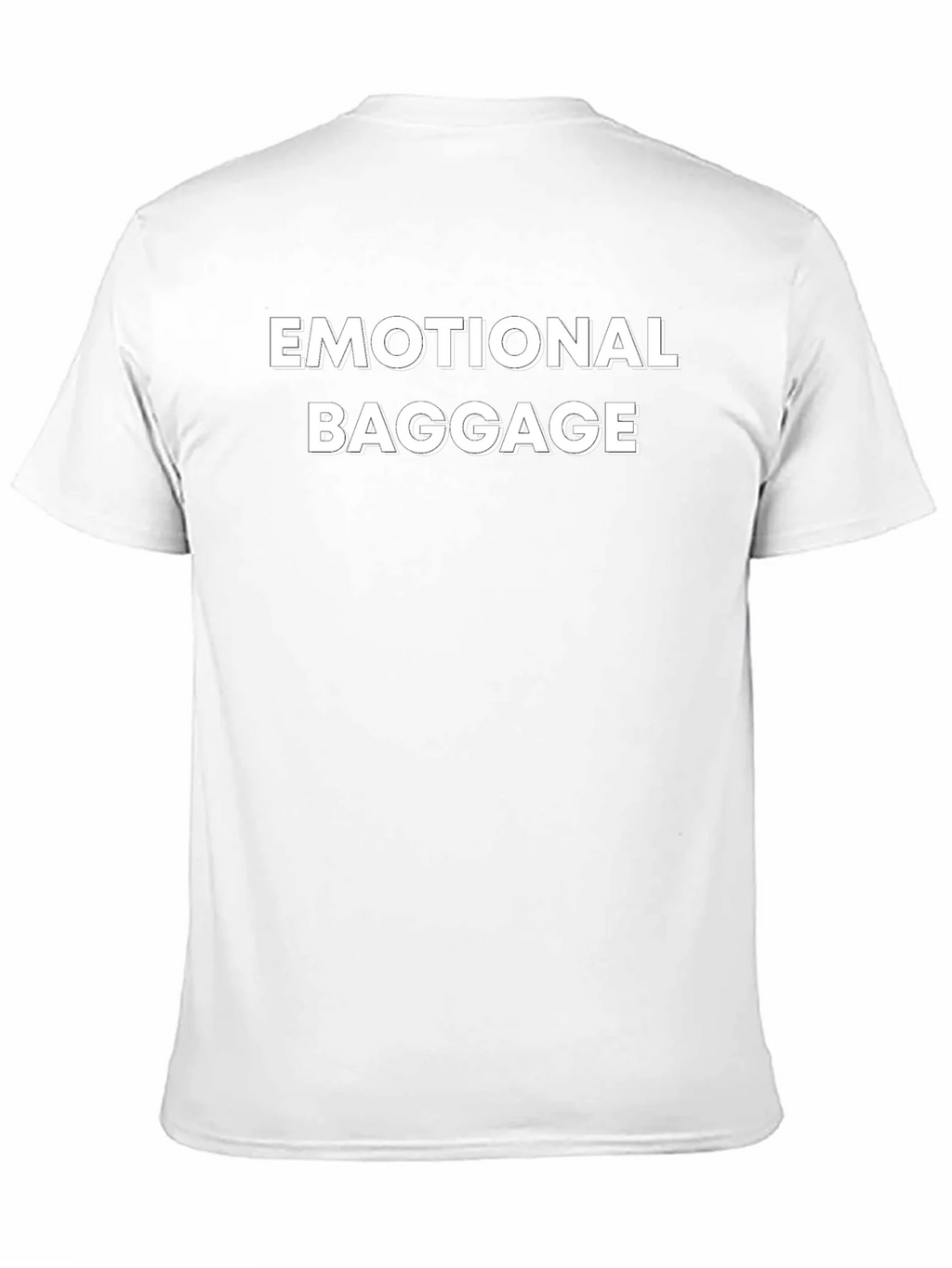 Emotional Baggage Graphic Tee - Black Cotton T-Shirt product image 10
