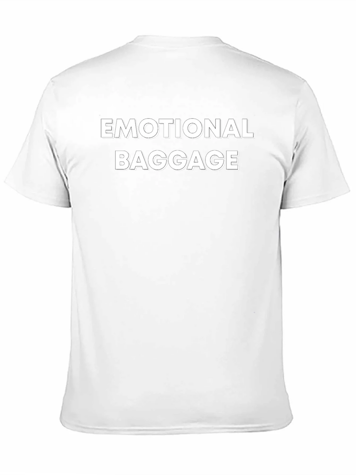 Emotional Baggage Graphic Tee - Black Cotton T-Shirt product image 10