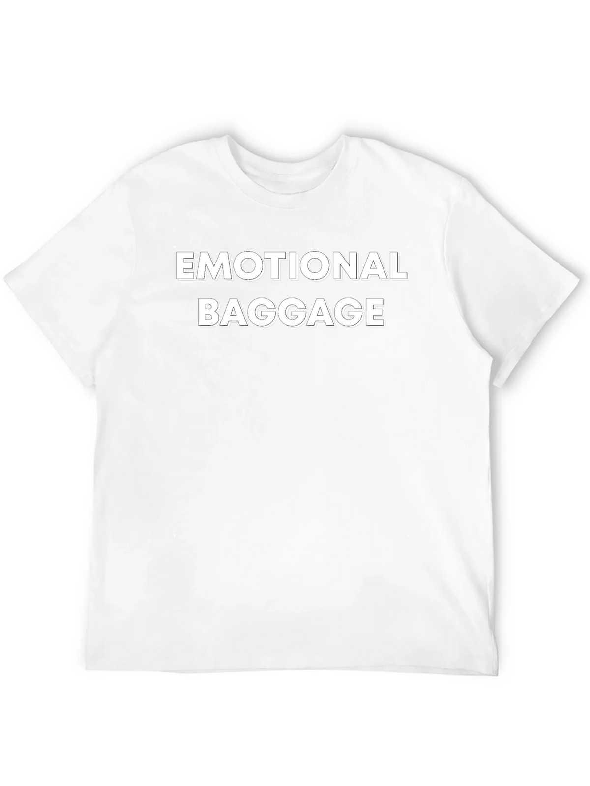 Emotional Baggage Graphic Tee - Black Cotton T-Shirt product image 11