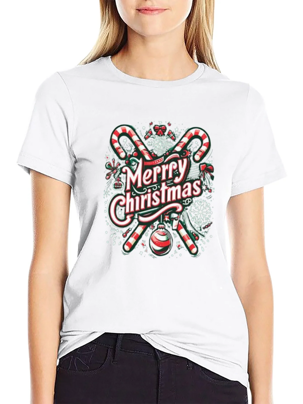 Merry Christmas Graphic Tee - Holiday Cheer product image 11
