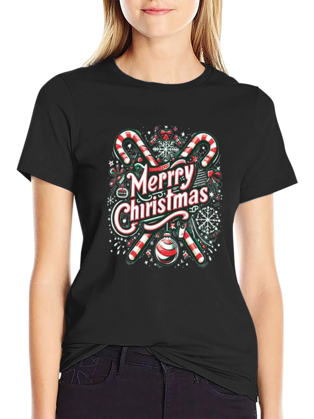 Merry Christmas Graphic Tee - Holiday Cheer product image 5