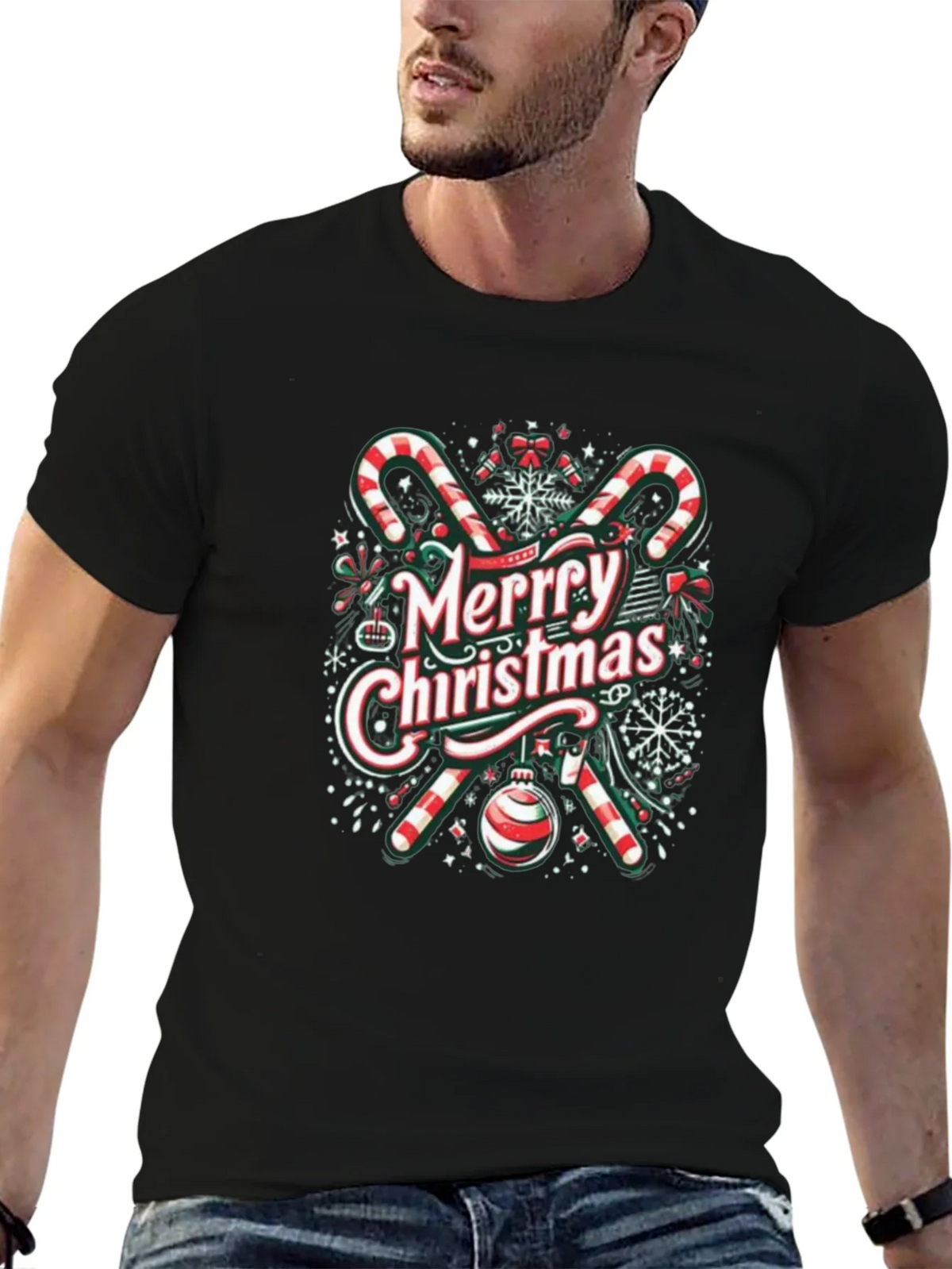 Merry Christmas Graphic Tee - Holiday Cheer product image 9