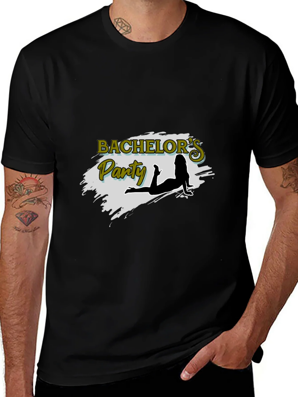 Bachelors Party Black T-Shirt product image 1