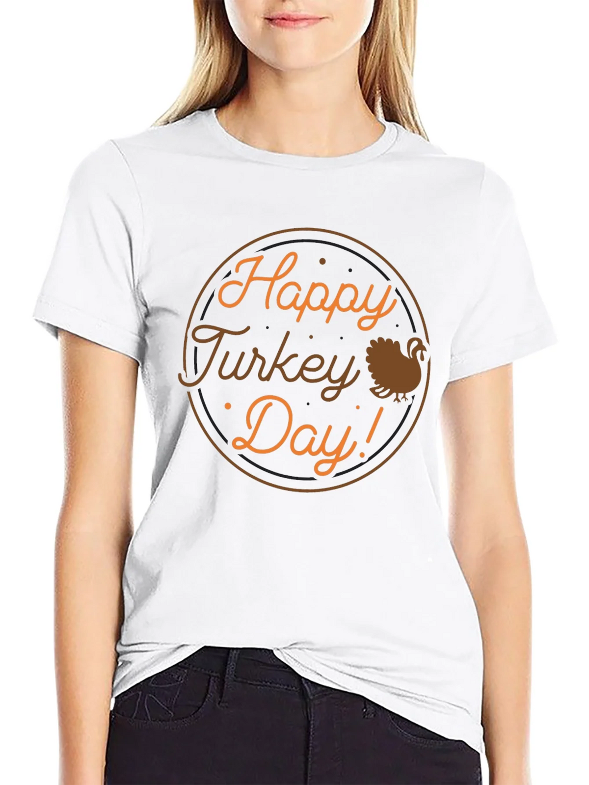 Happy Turkey Day Graphic T-Shirt product image 8
