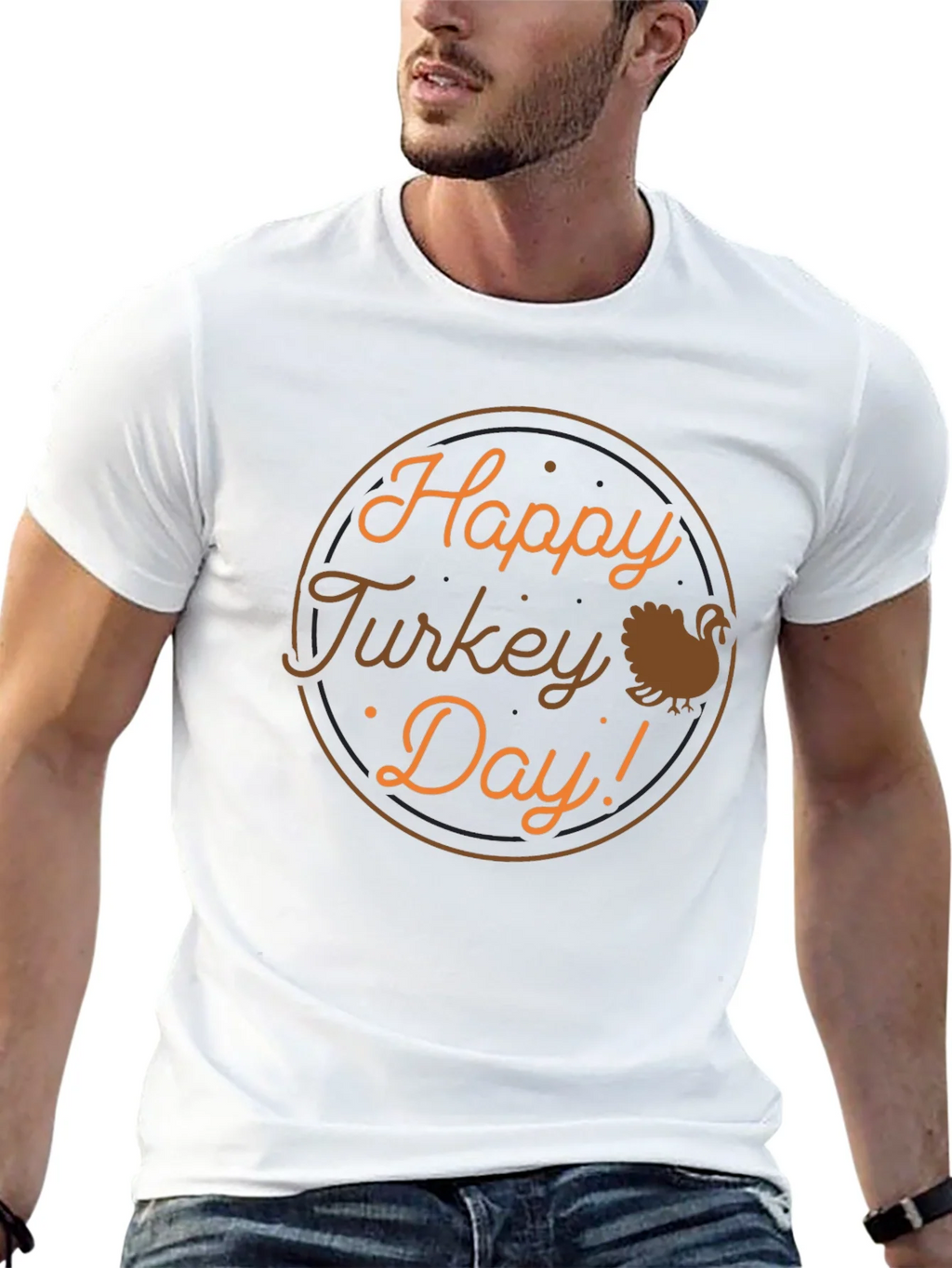 Happy Turkey Day Graphic T-Shirt product image 12