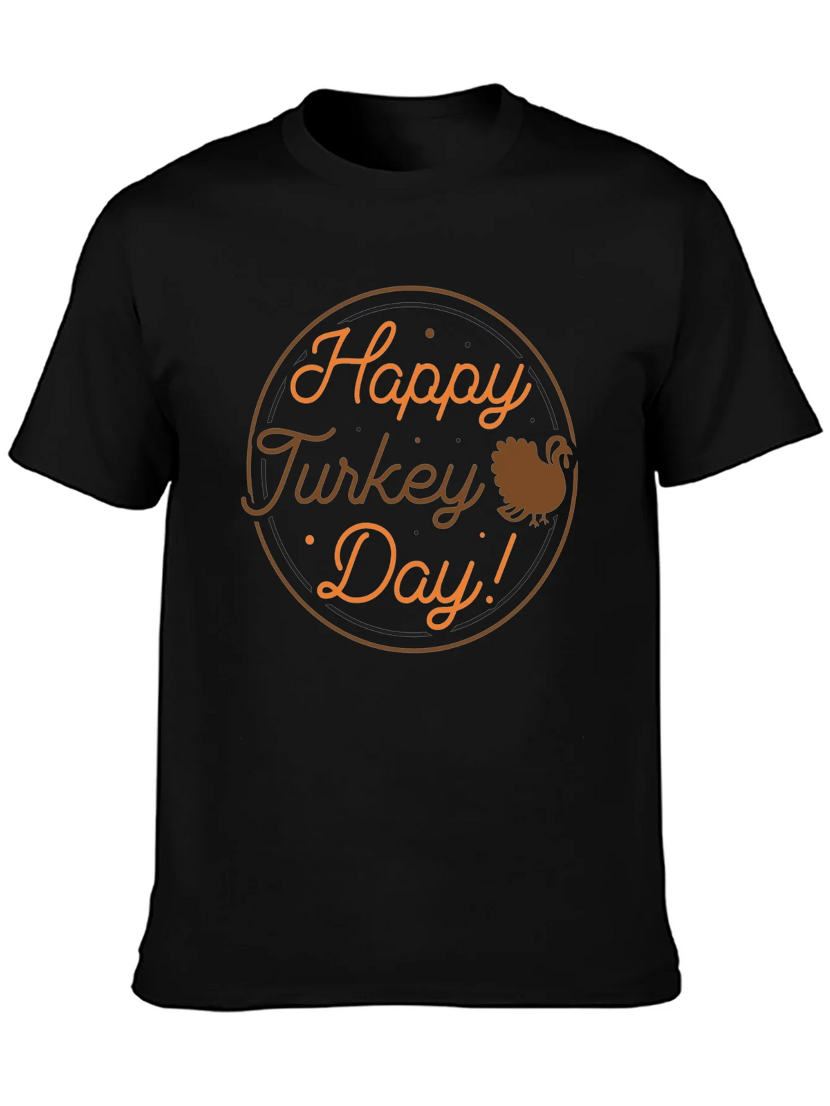 Happy Turkey Day Graphic T-Shirt product image 3