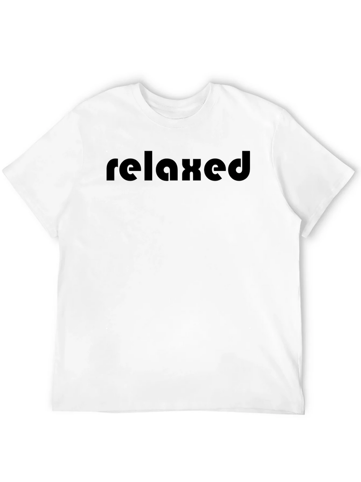 Relaxed Mens Black Graphic Tee Shirt product image 3