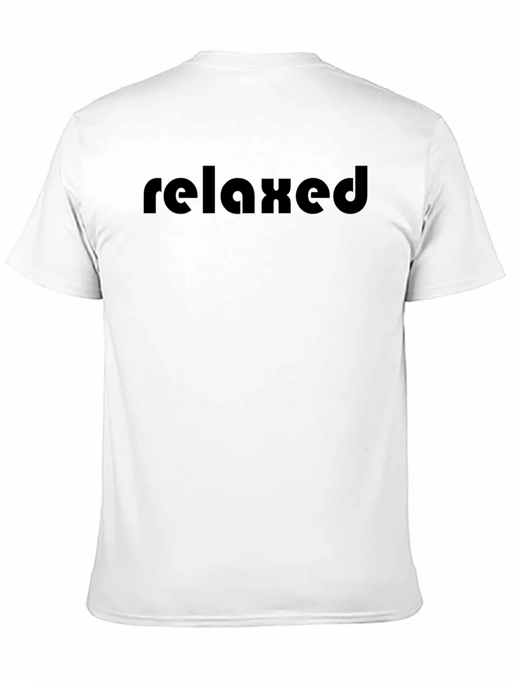 Relaxed Mens Black Graphic Tee Shirt product image 2
