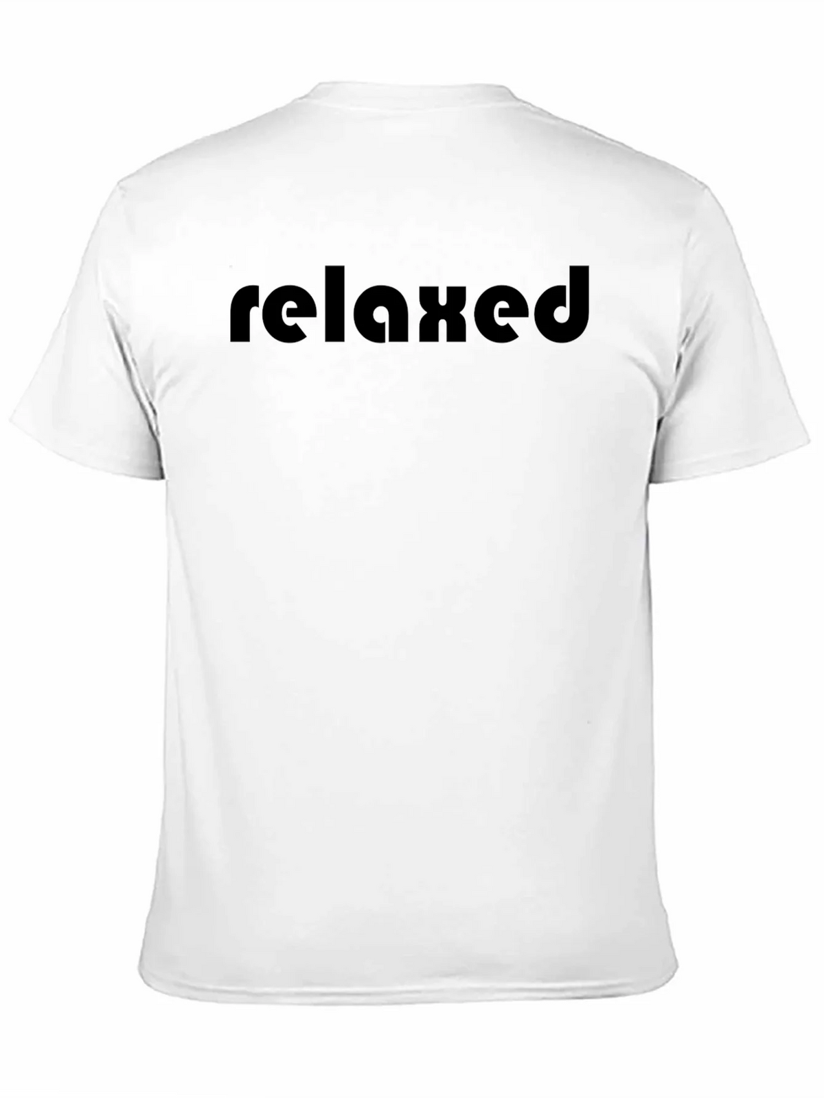 Relaxed Mens Black Graphic Tee Shirt product image 2