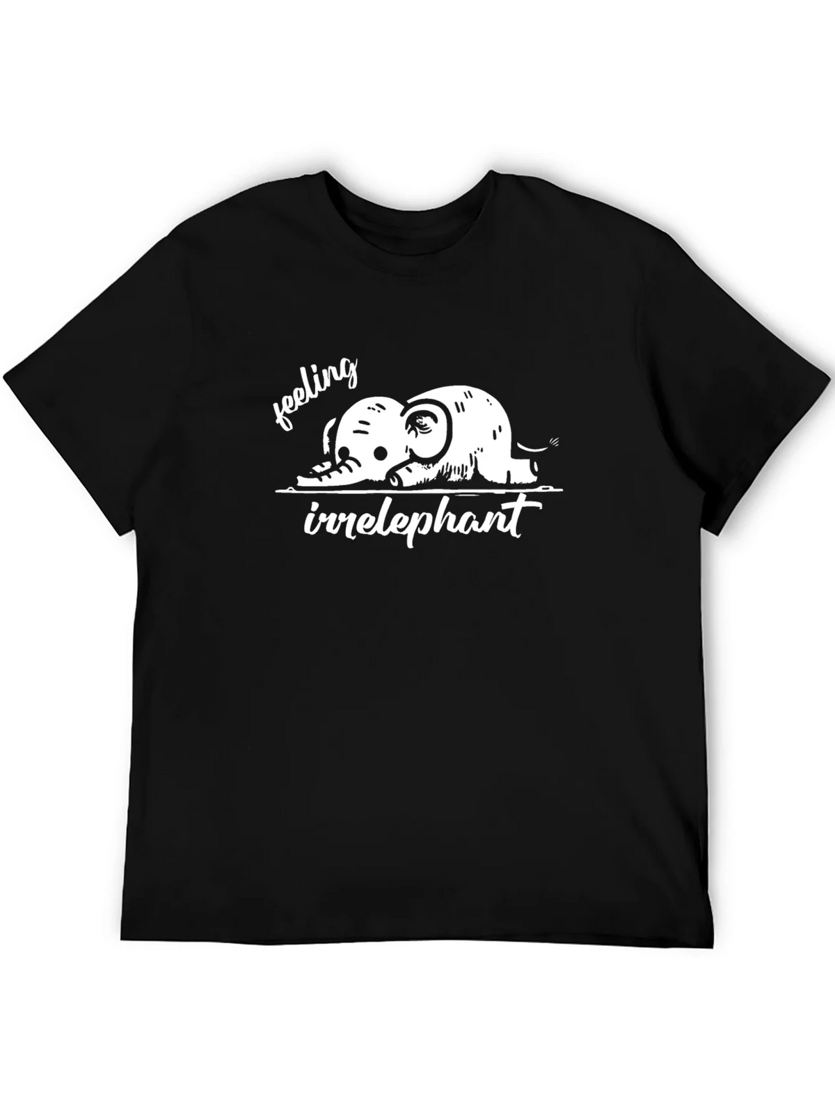 Irrelephant Graphic Tee - Feeling Funny Elephant T-Shirt product image 5
