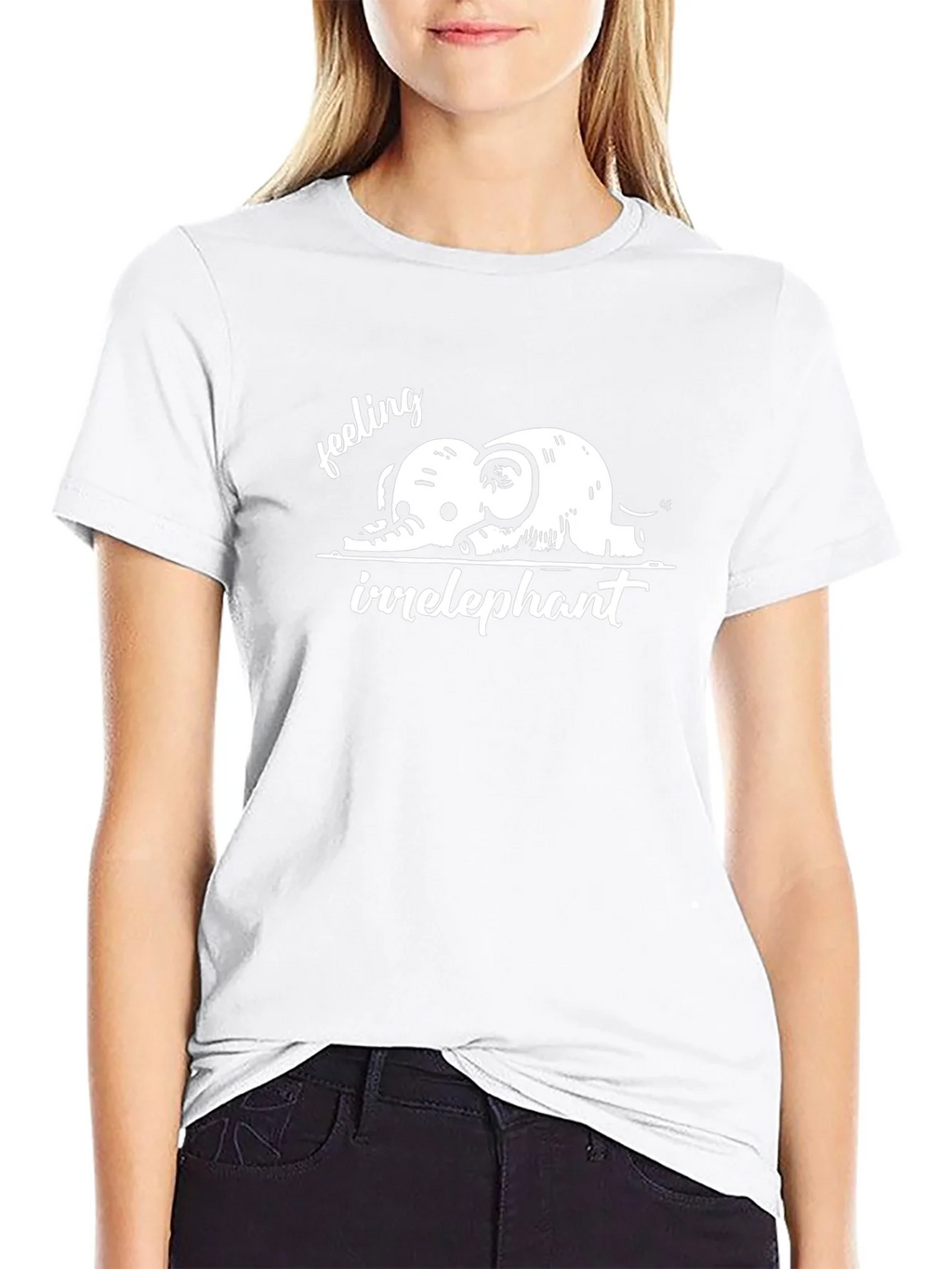 Irrelephant Graphic Tee - Feeling Funny Elephant T-Shirt product image 8