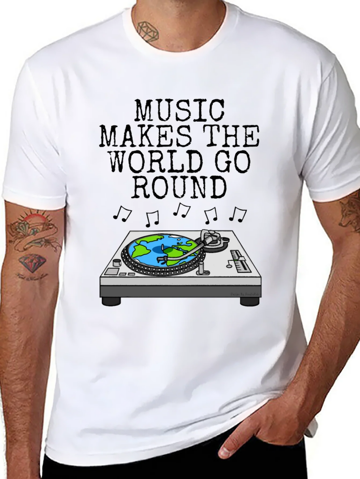 Music Makes The World Go Round T-Shirt product image 7