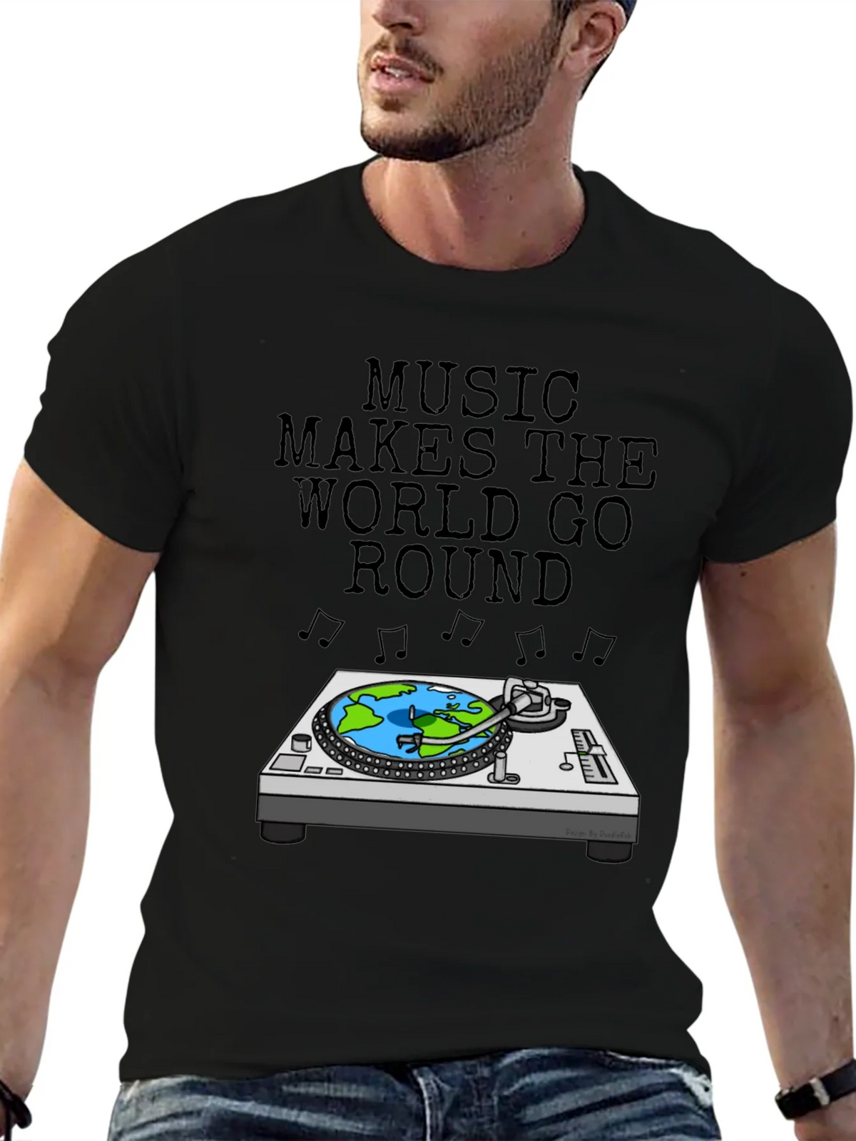 Music Makes The World Go Round T-Shirt product image 6