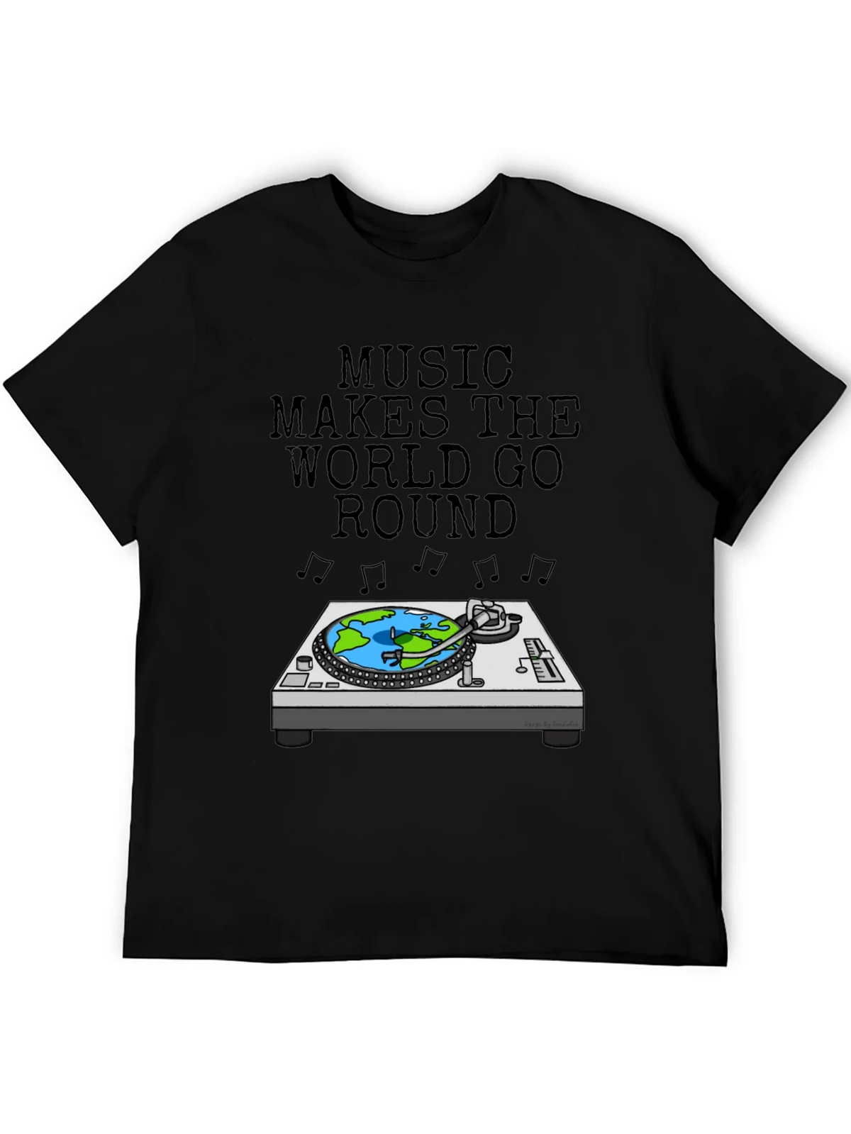 Music Makes The World Go Round T-Shirt product image 5