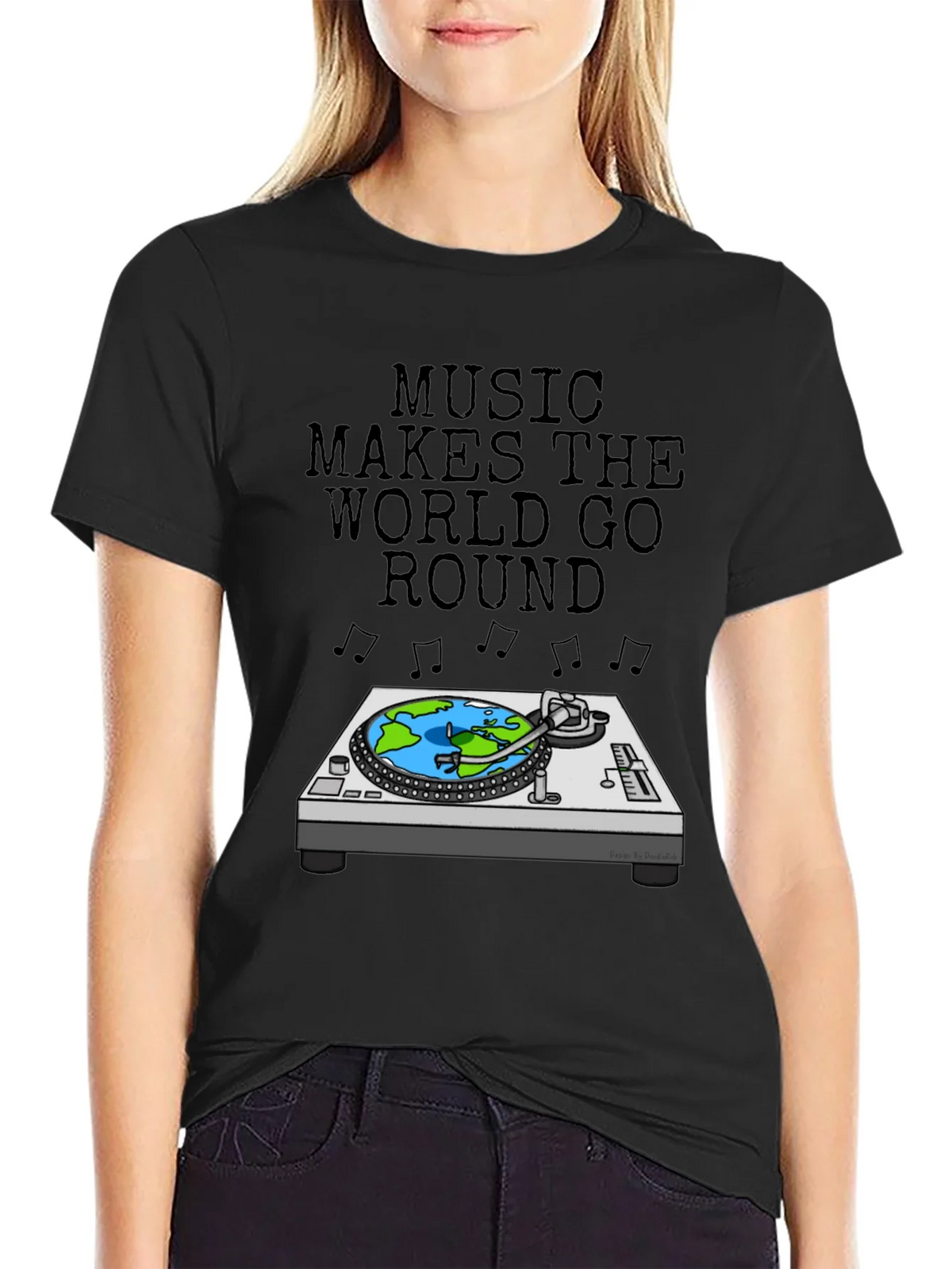 Music Makes The World Go Round T-Shirt product image 2