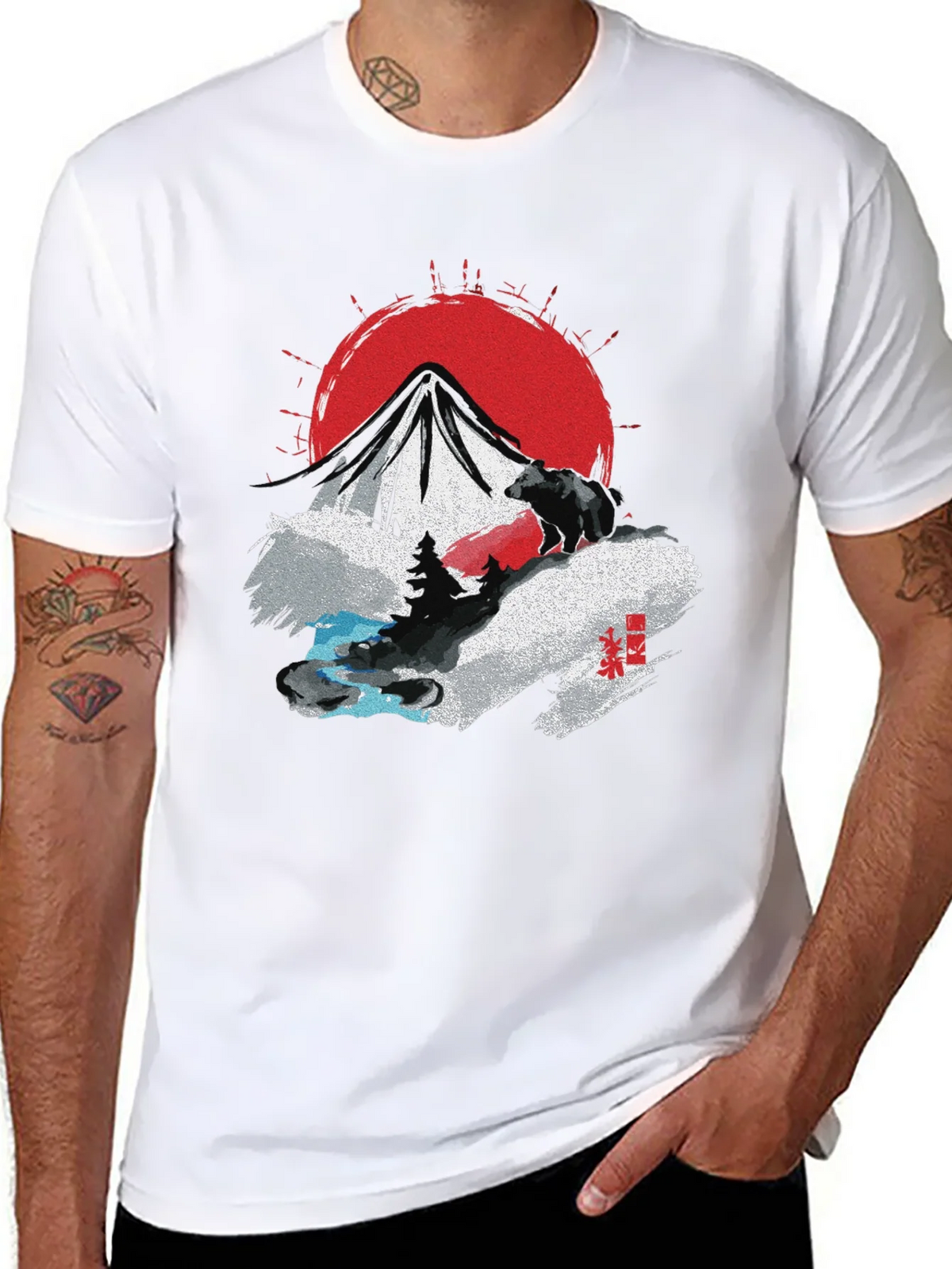 Mountain Bear Graphic T-Shirt product image 7