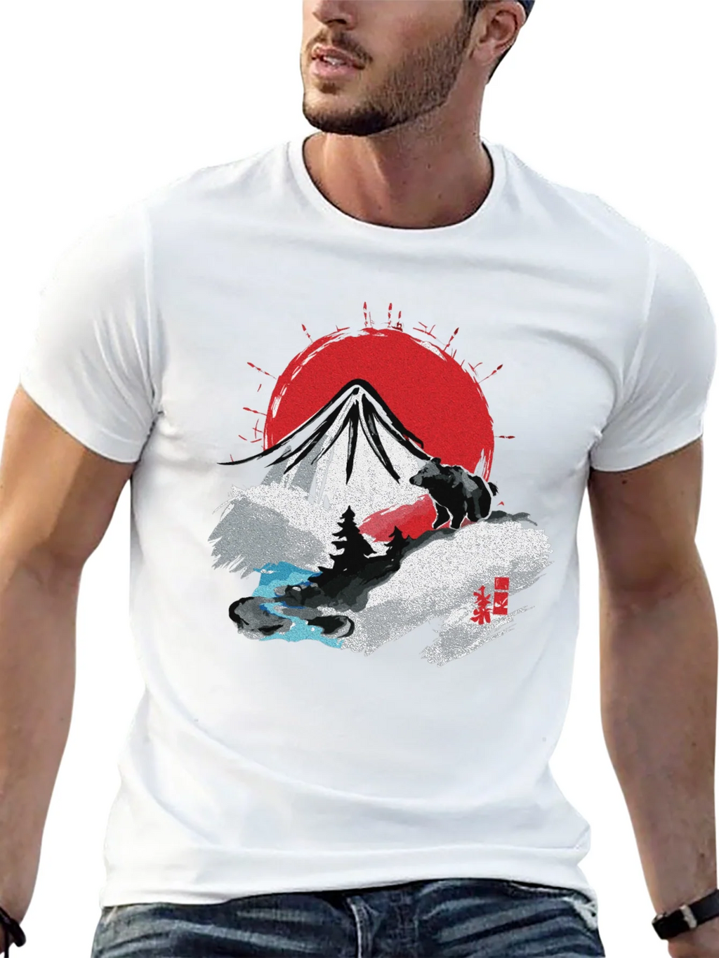 Mountain Bear Graphic T-Shirt product image 12